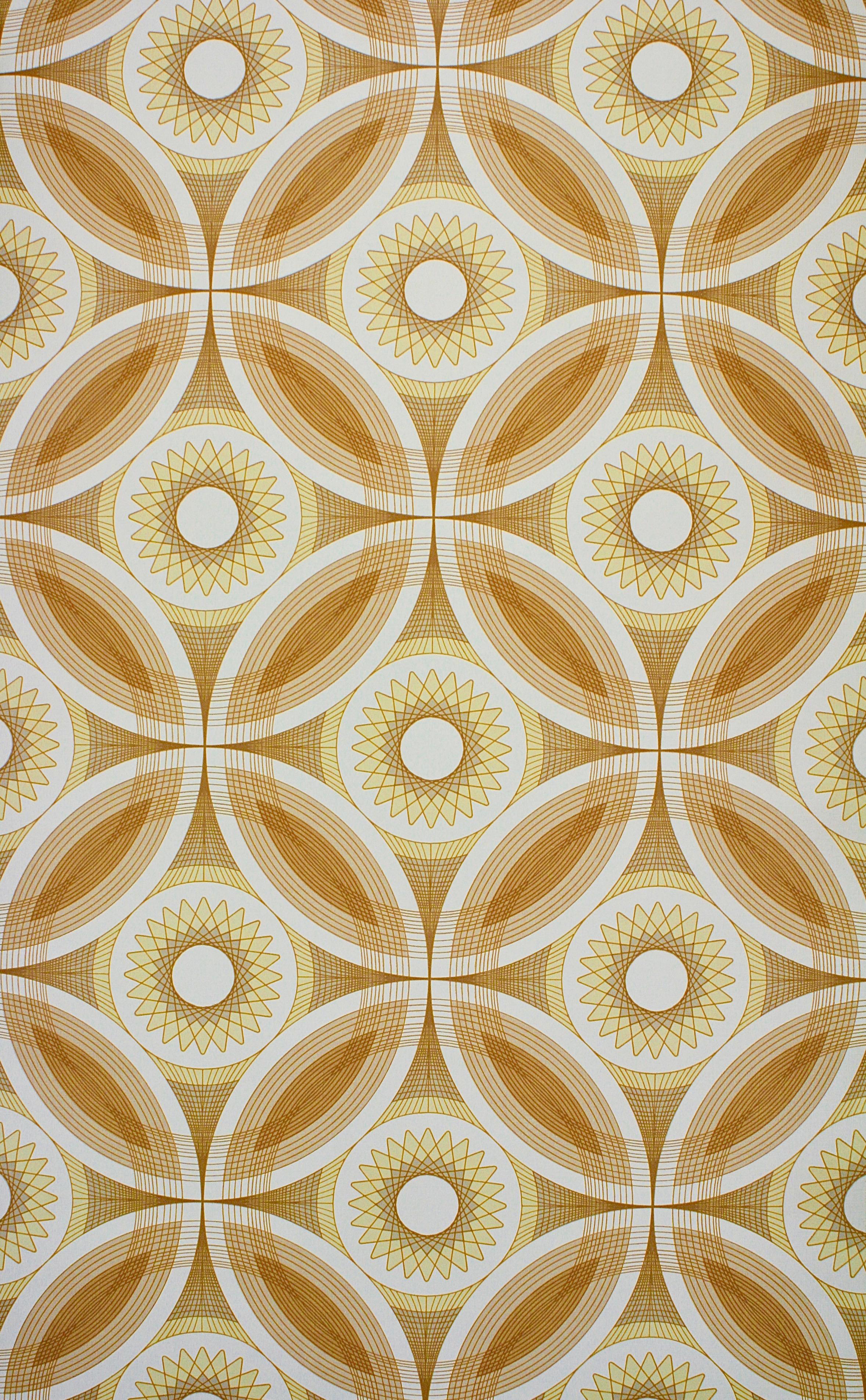 Psychedelic Circle Pattern Wallpaper