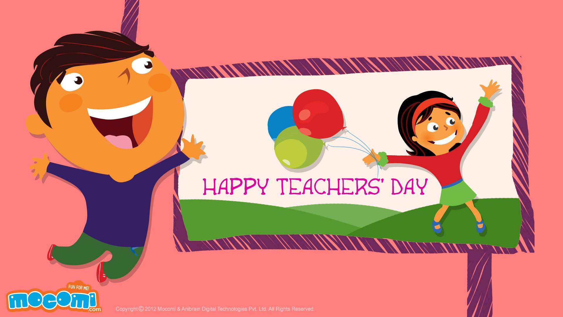 Happy Teachers' Day 03 Wallpaper for Kids