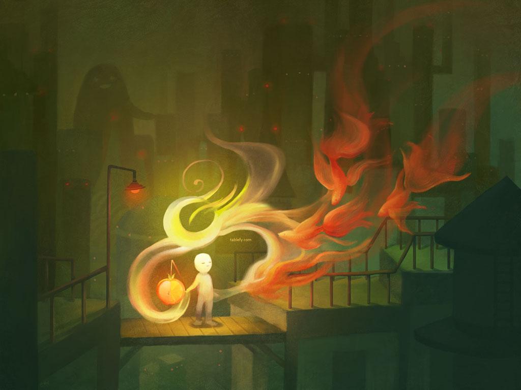 Tablefy Water Lantern Wallpaper. Wallpaper and Themes