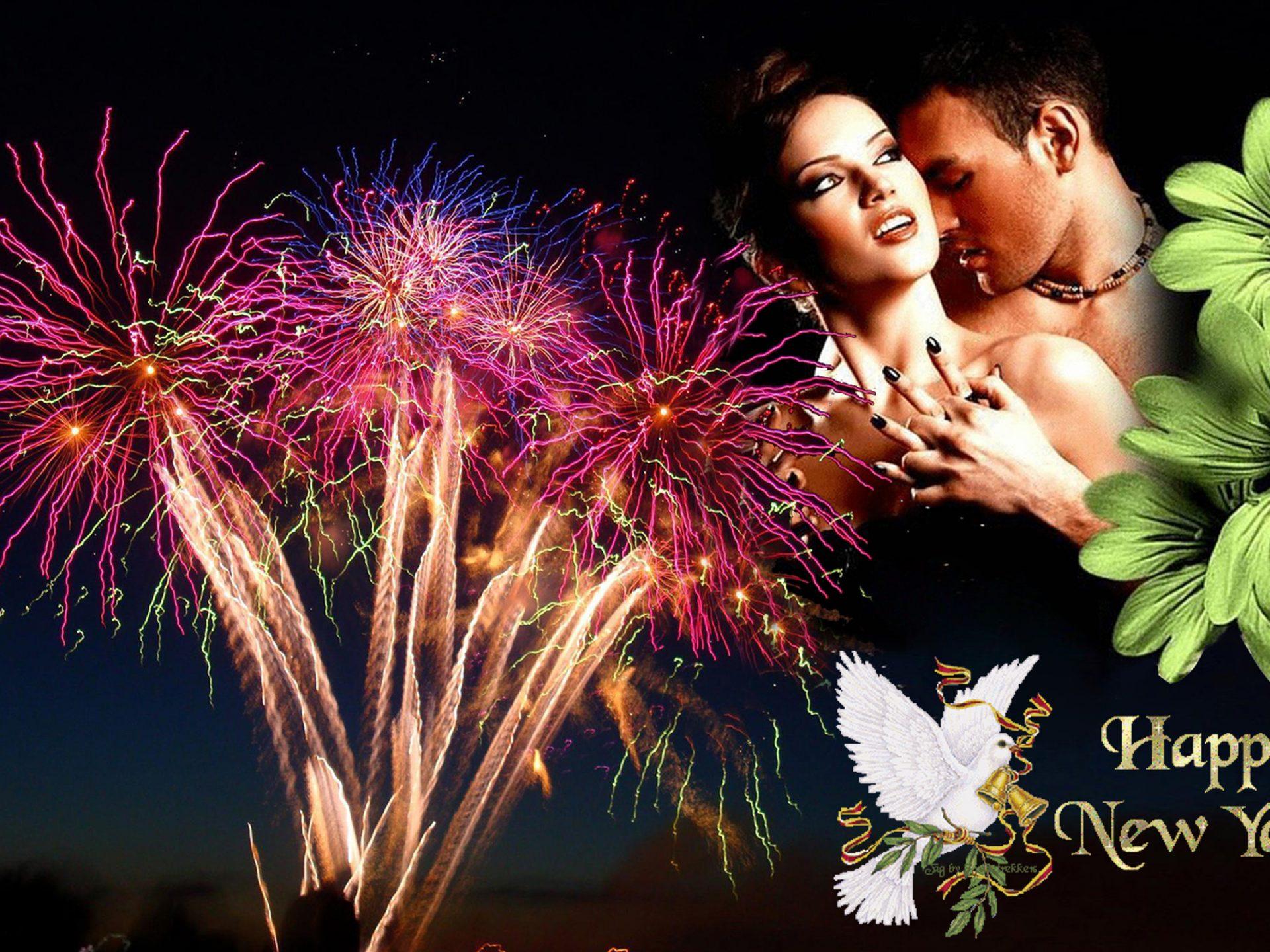 couple new year wallpaper happy new year love couple wallpaper