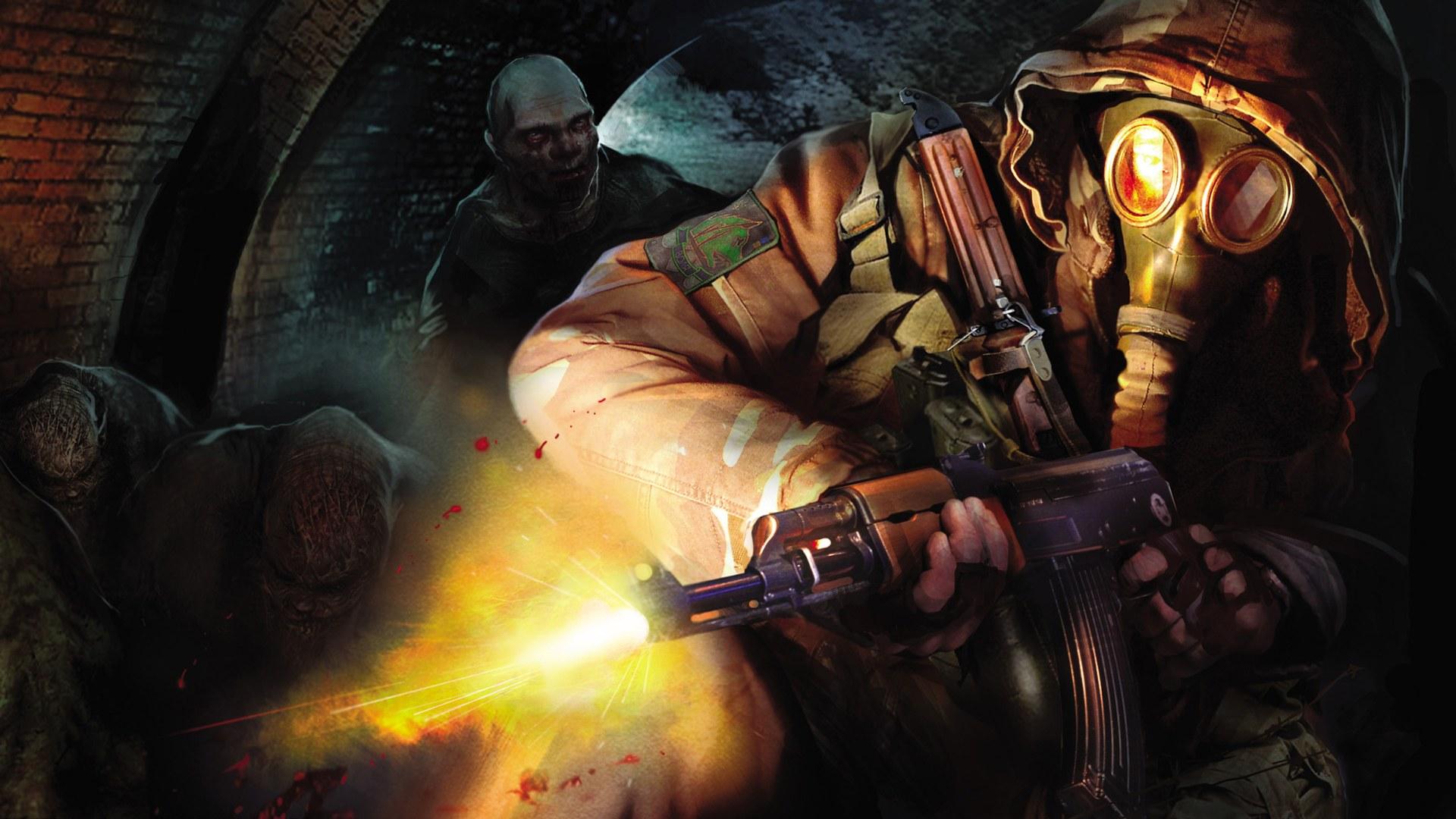 Russian Soldier Fighting Zombies wallpaper from Dark wallpaper