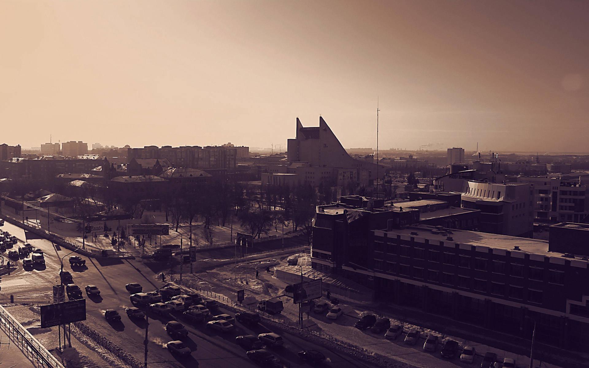 Russian city wallpaper