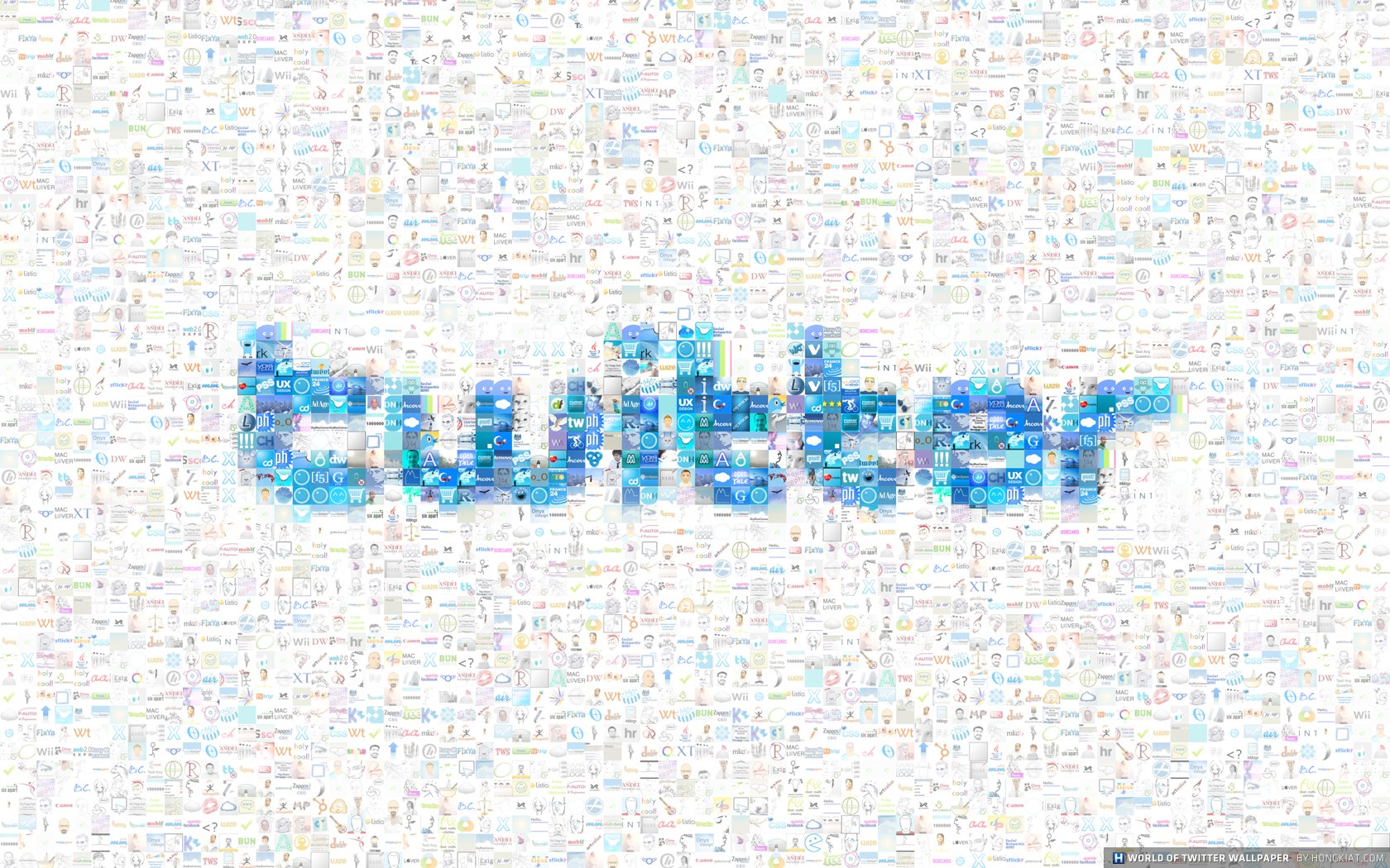 Twitter mosaic wallpapers