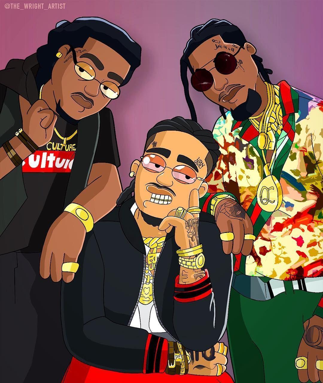 Hip Hop Cartoon Rappers Wallpaperwalpaperlist.com