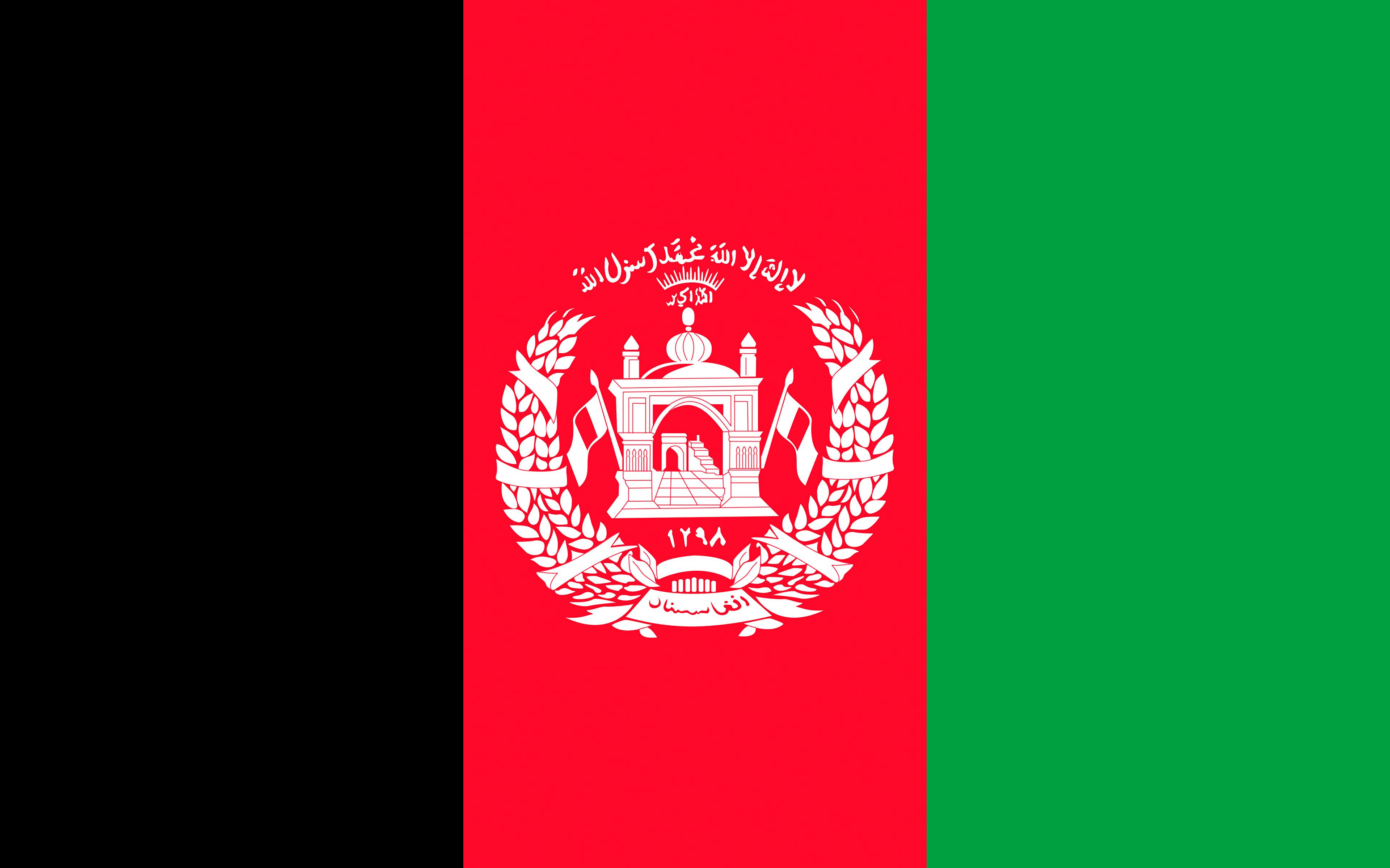 Wallpaper Afghanistan Flag Stripes 3840x2400