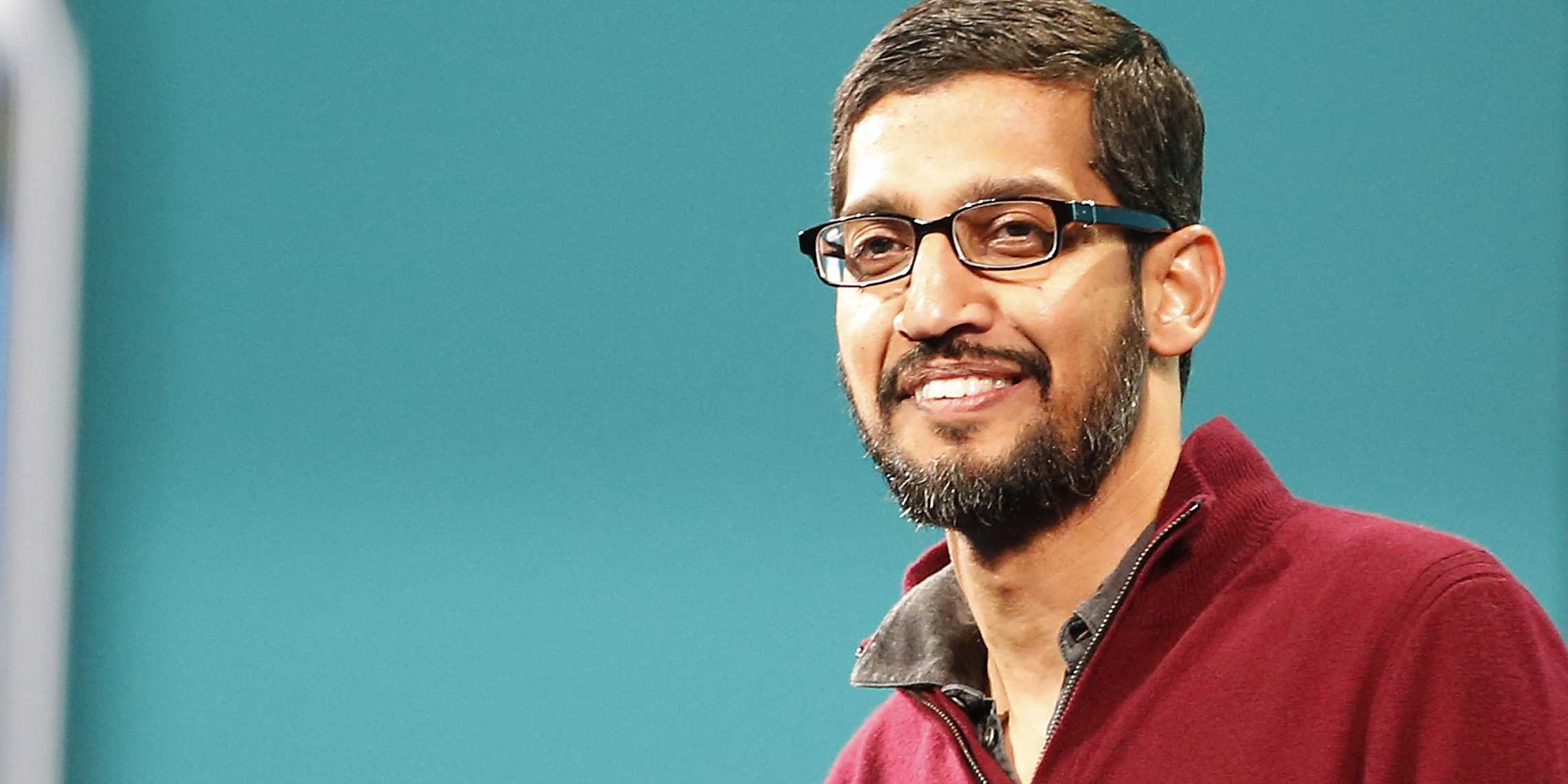 Sundar Pichai Google CEO. Engineer MBA