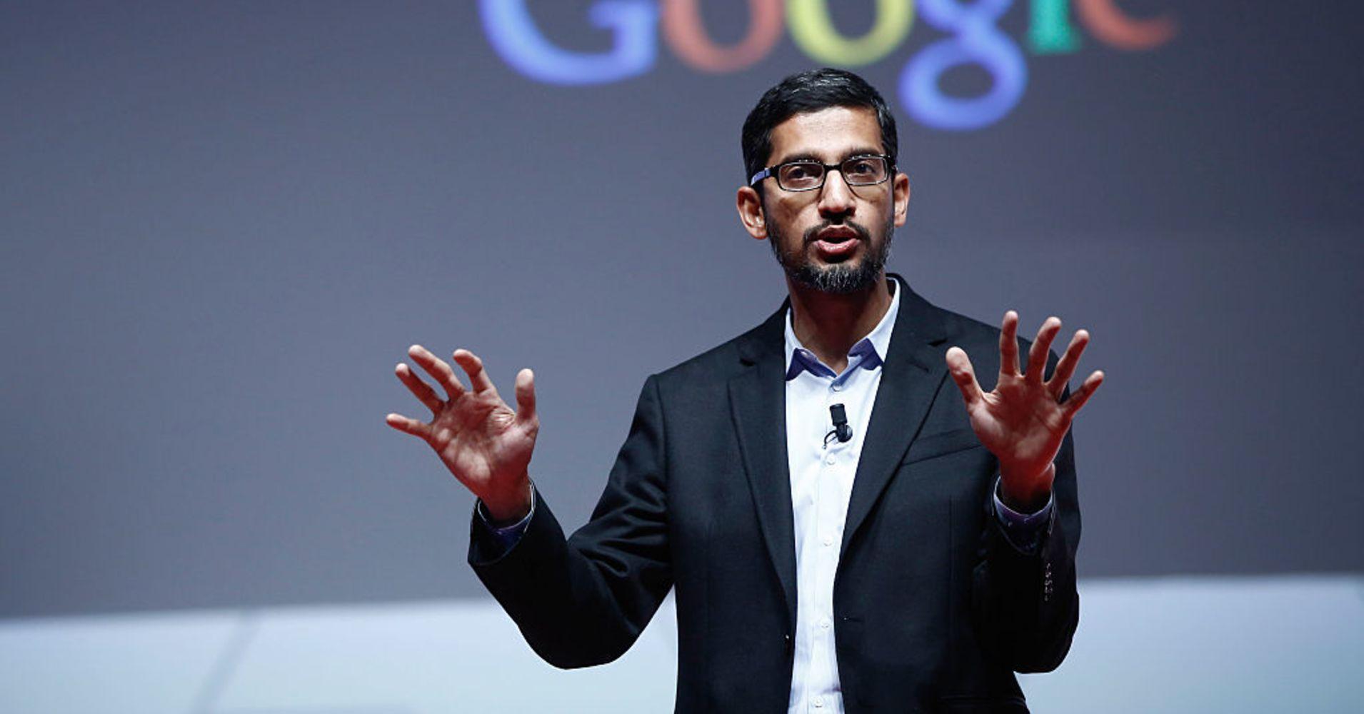 Google CEO Sundar Pichai Called for a Companywide Moment of Silence to  Recognize George Floyd | Entrepreneur