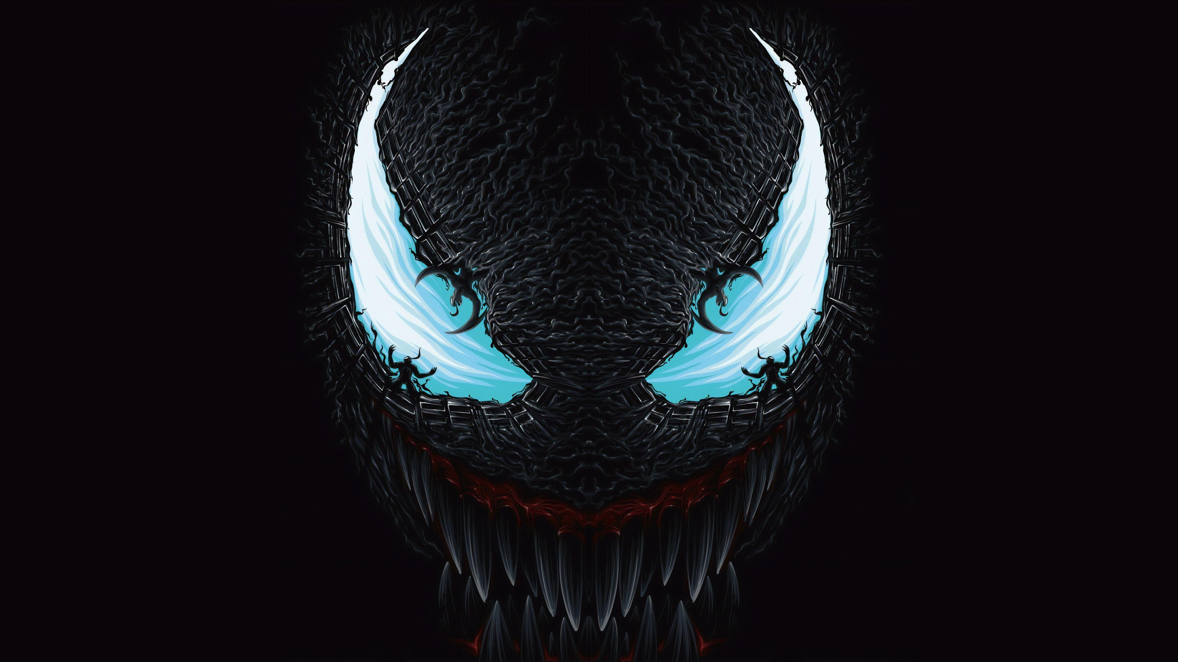 4k Venom Art Blue Venom wallpaper .in.com