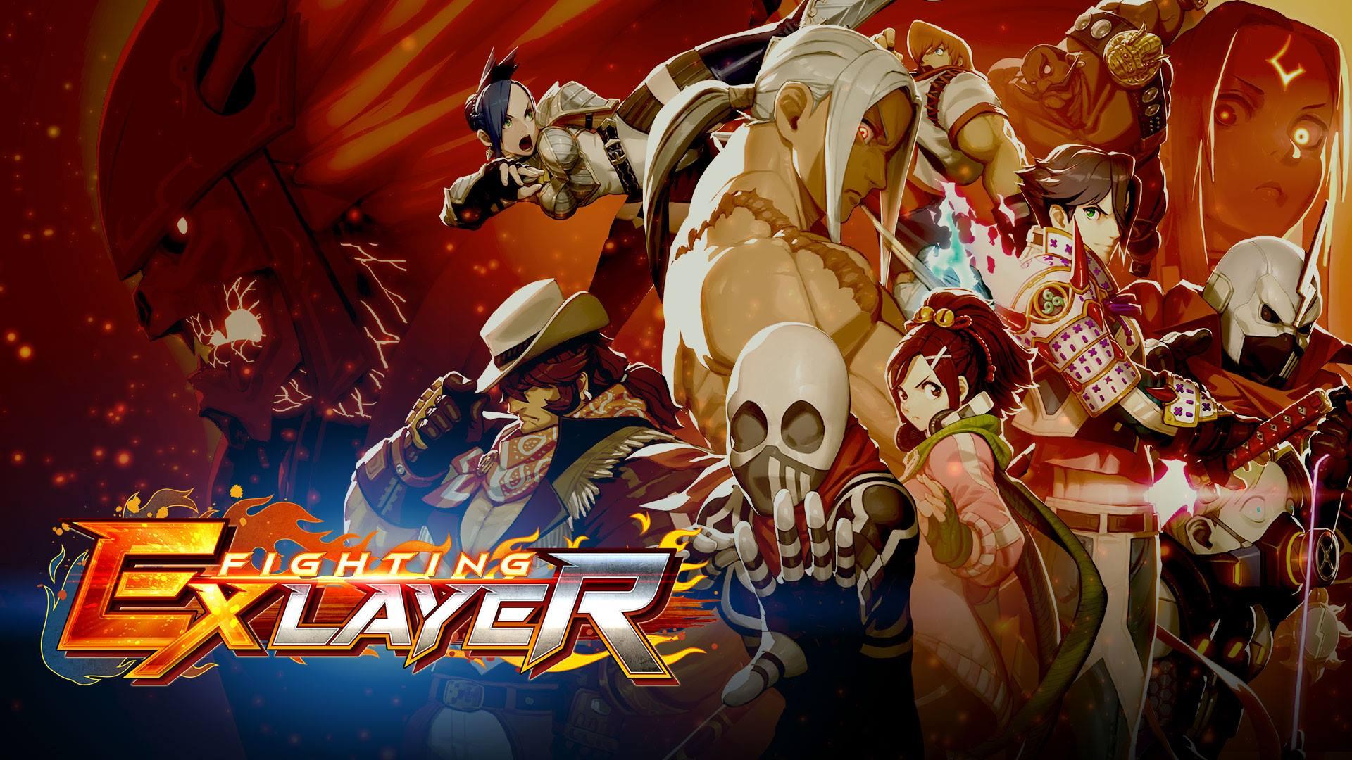 Fighter's ensemble. Wallpaper from Fighting EX Layer