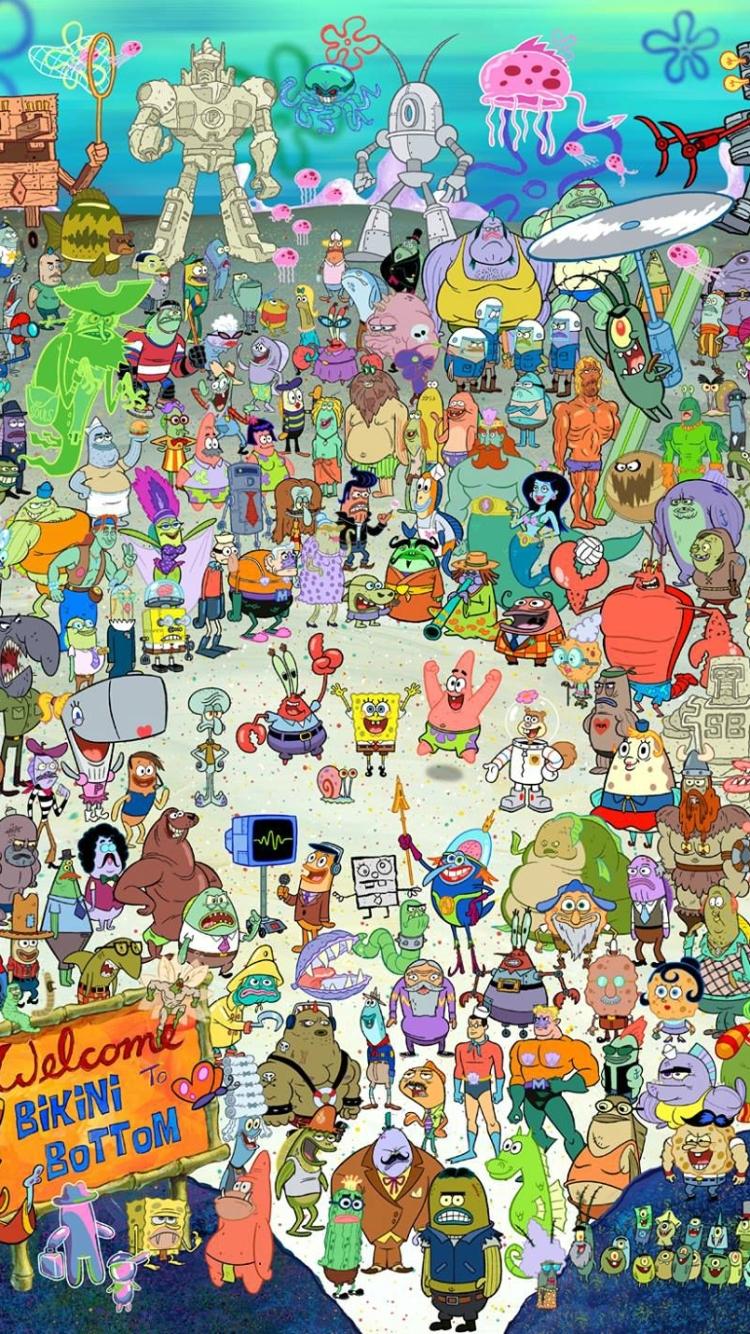 TV Show Spongebob Squarepants (750x1334) Wallpaper