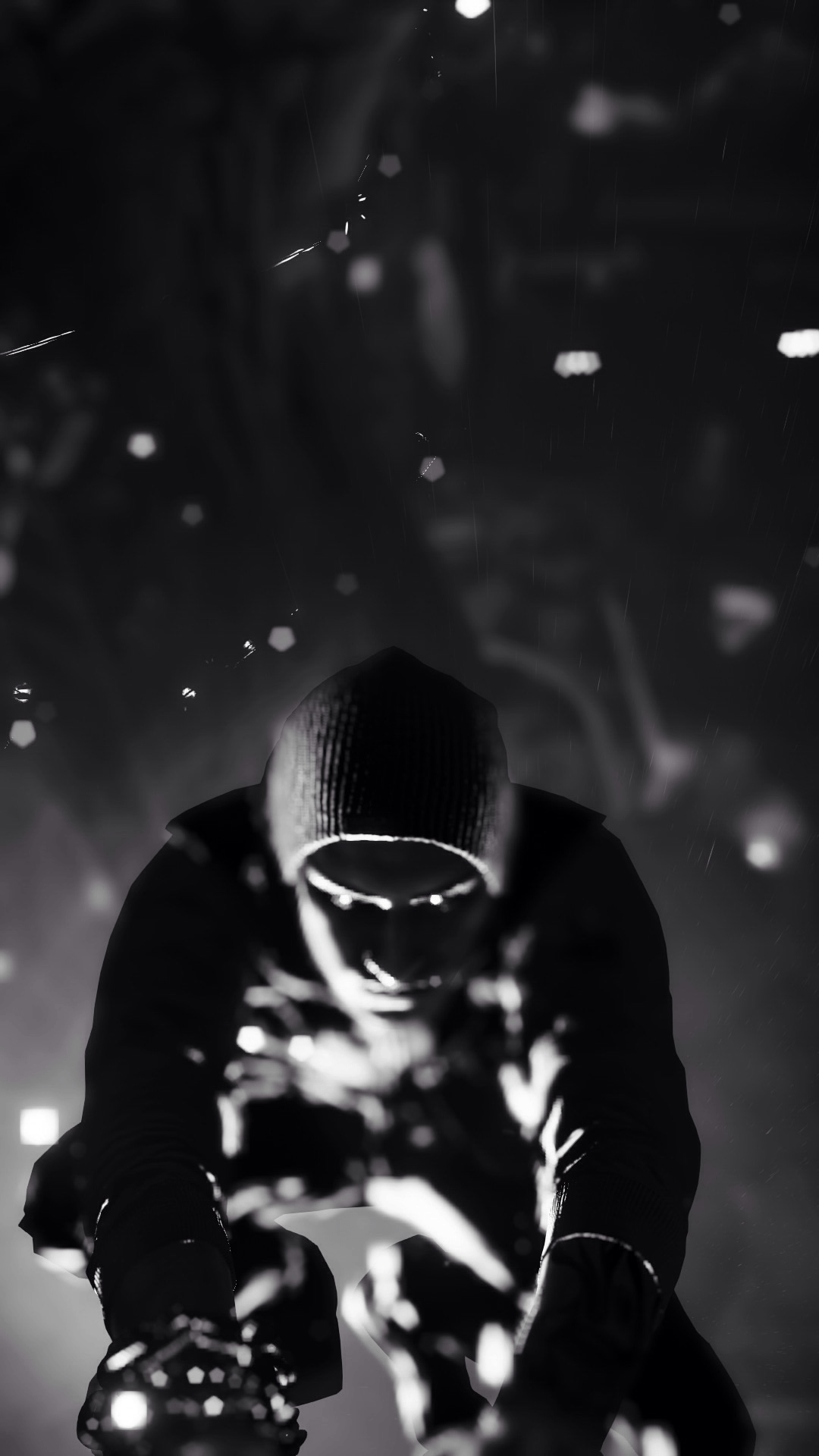 Infamous Second Son Black And White Android Wallpaper free download