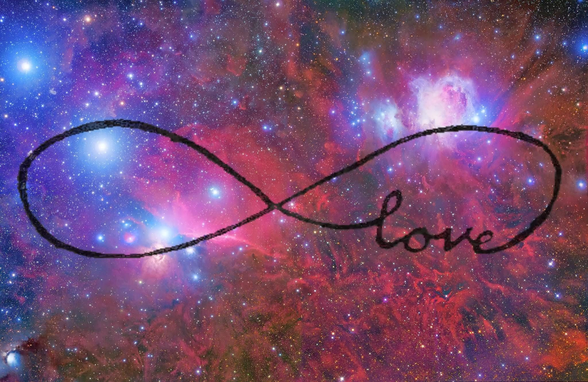 Galaxy Infinity Sign Wallpaper