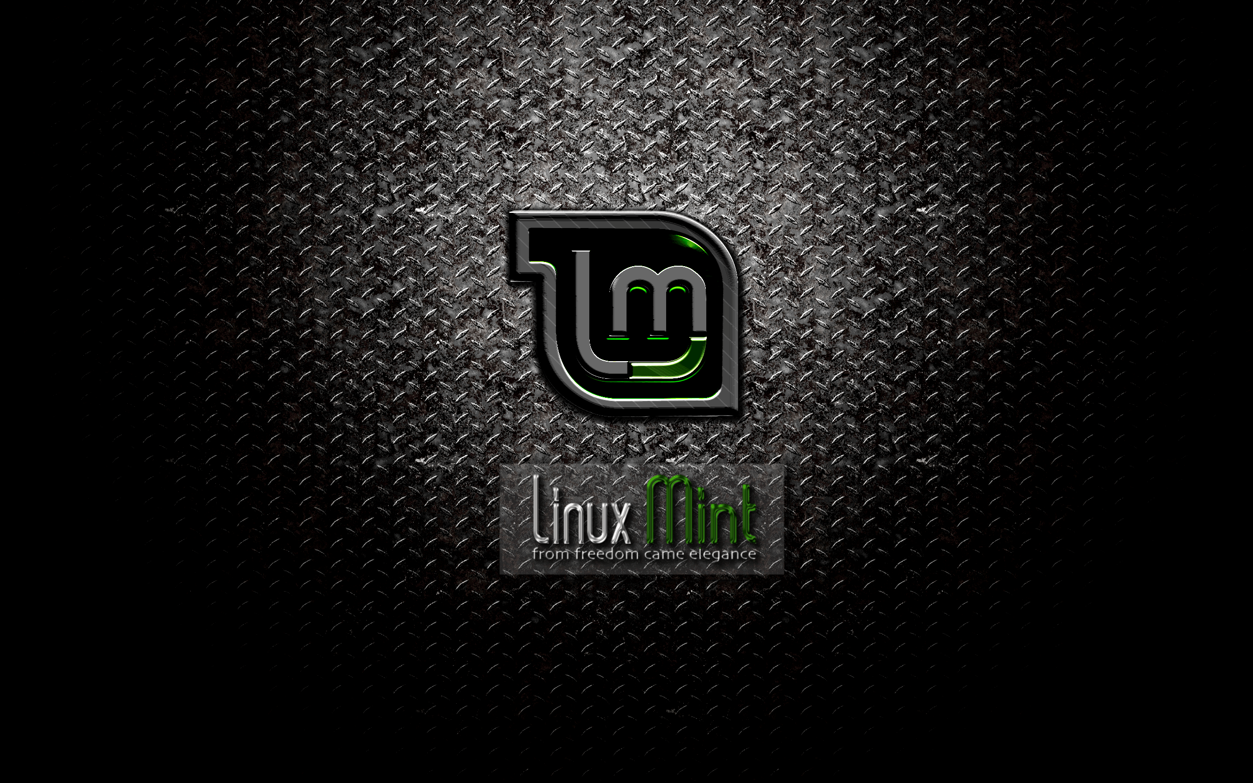dark linux mint wide wallpaper HD wallpaper