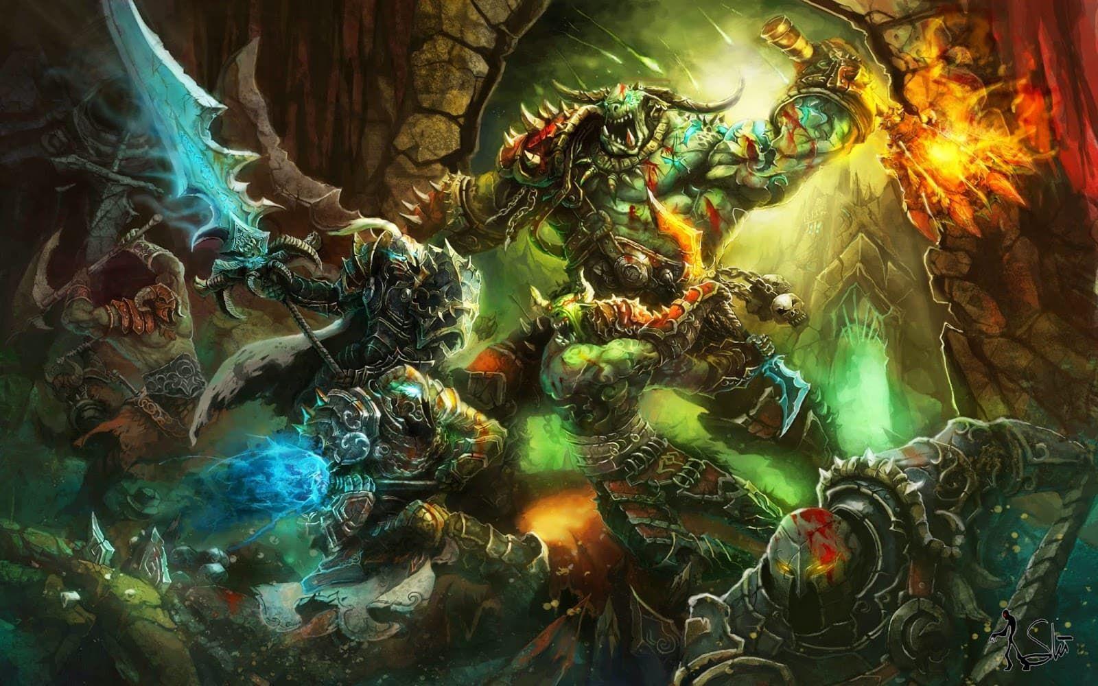 Legion wallpaper with WoW Models 2560×1440 World of Warcraft Legion