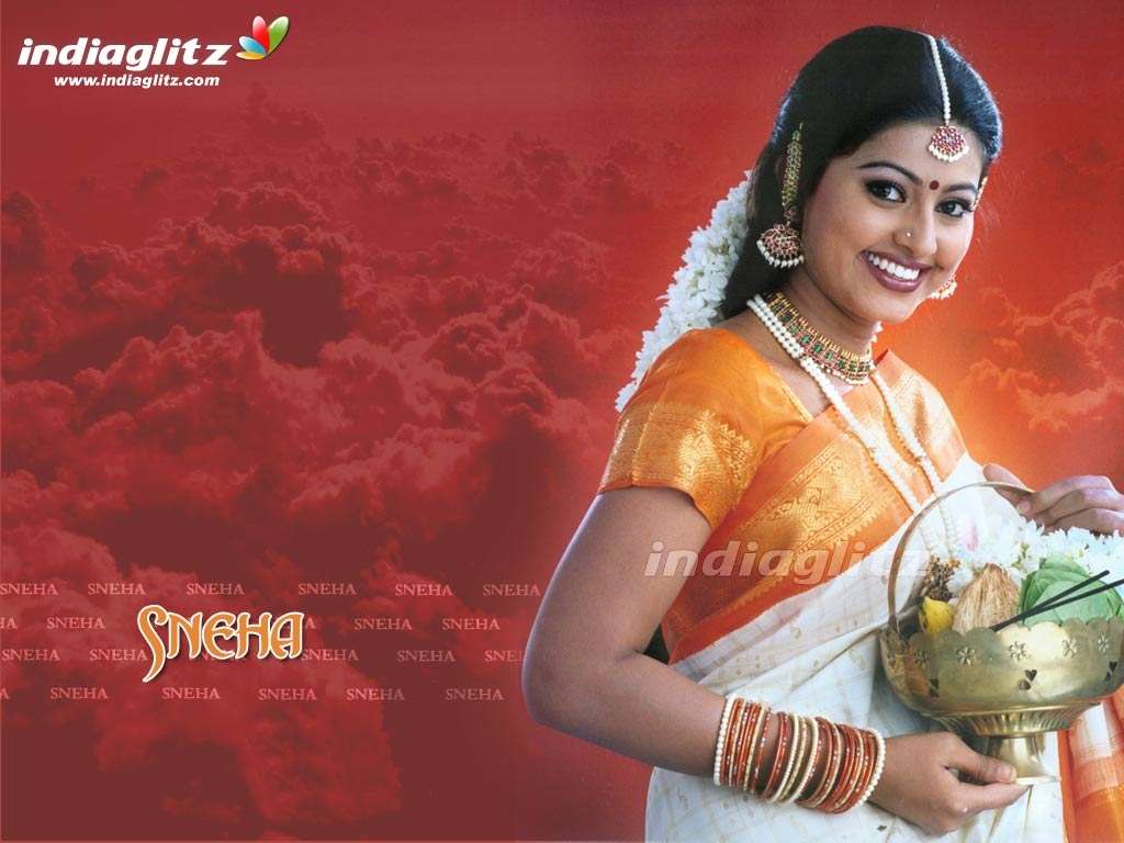 Sneha Tamil Actress Wallpaper, HD Wallpaper