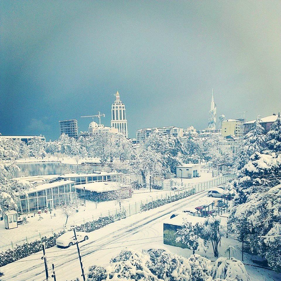 fascinating photo of winter Batumi that you can use as