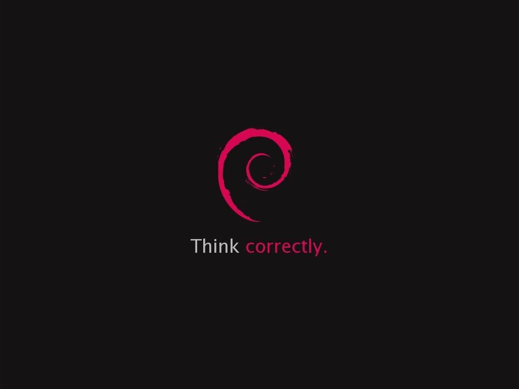 Think correctly wallpaper