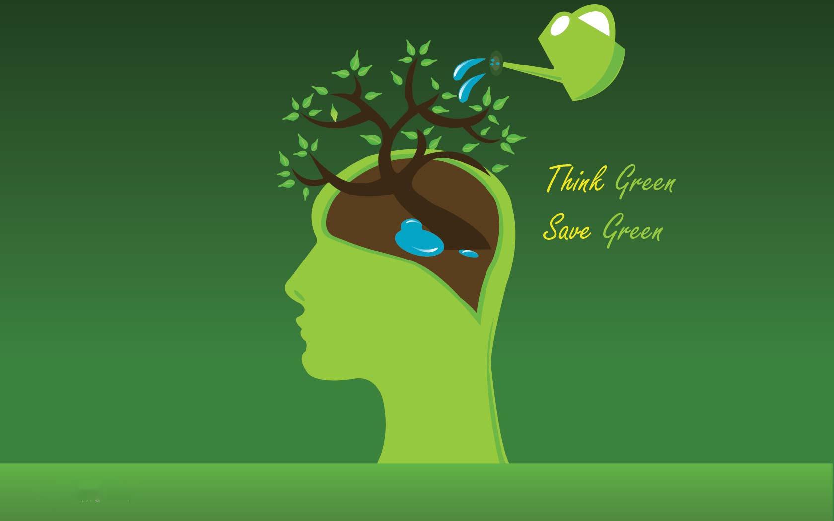 Think Green #Wallpaper