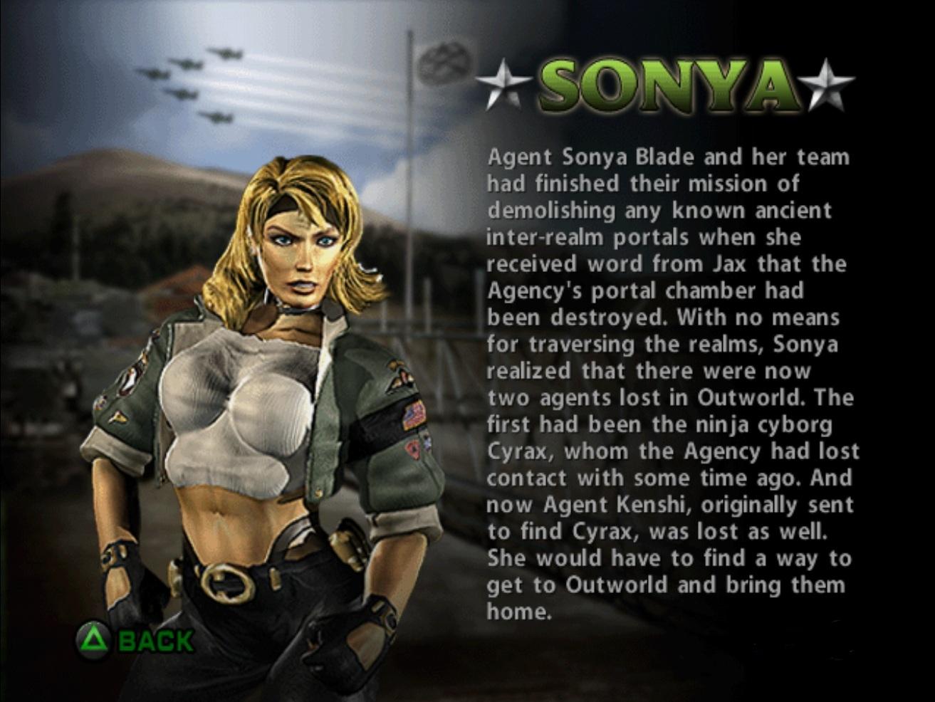 Sonya Kombat Character Wallpaper