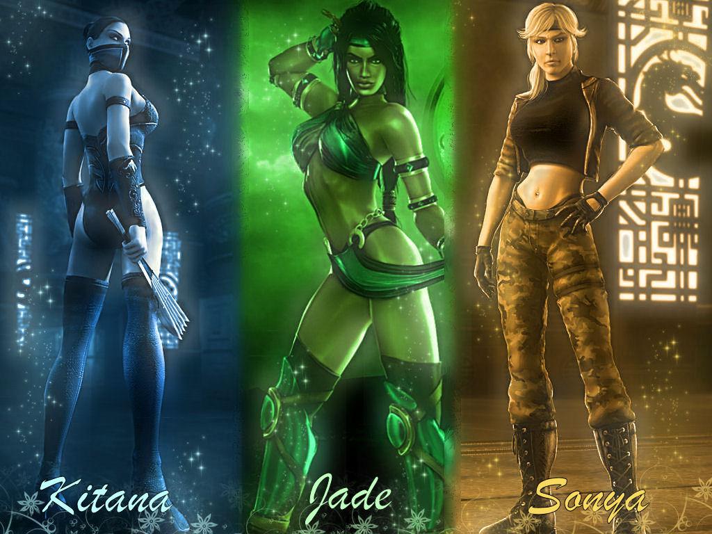 Garotas Do Mortal Kombat Kitana Jade E Sonya Blade Sobcontrollers