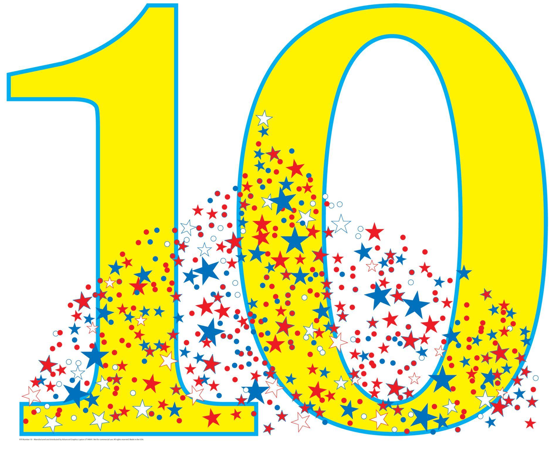 Number 10 Icon & Vector Icon and PNG Background
