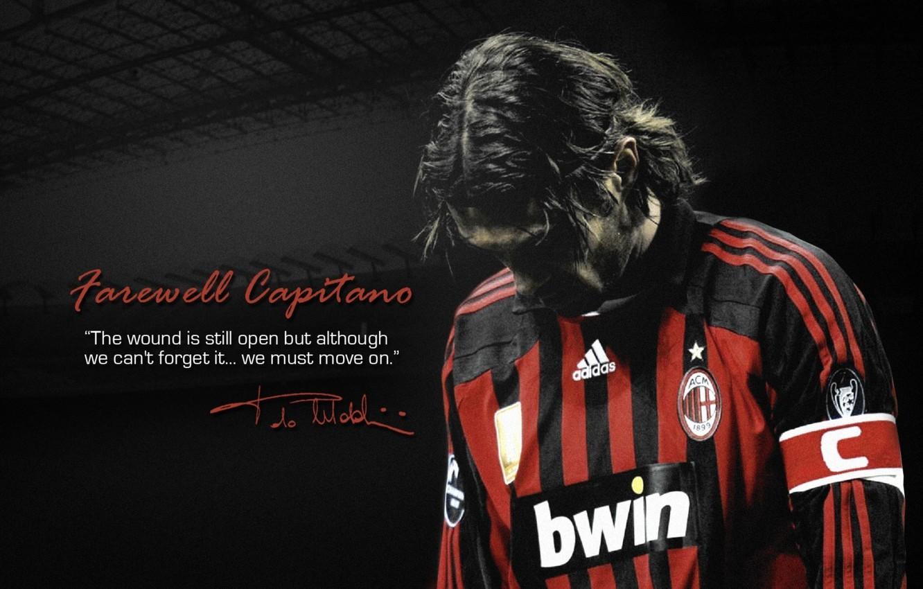 Wallpaper football, AC Milan, Paolo Maldini image for desktop
