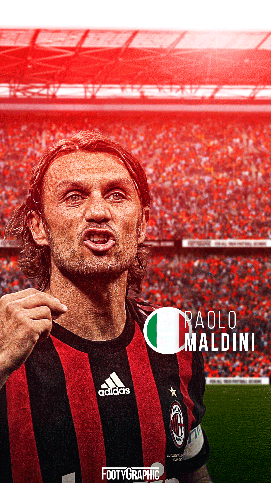 Paolo Maldini lockscreen. FORZA AC. Paolo Maldini, Ac milan, Milan
