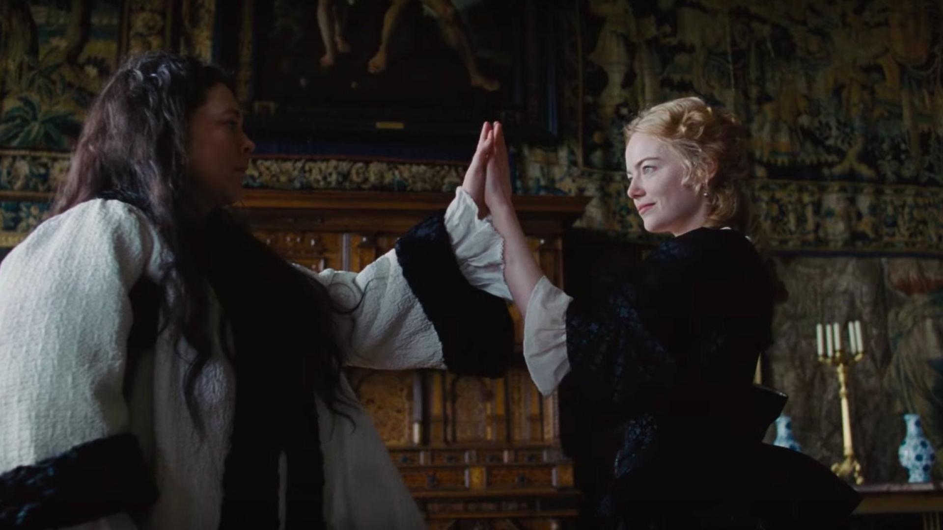 Watch Olivia Colman, Emma Stone and Rachel Weisz in