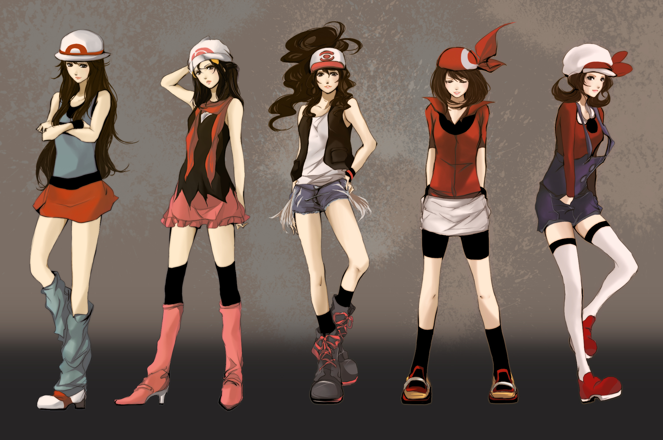 Pokemon anime girls style babes clothes fashion glamour women