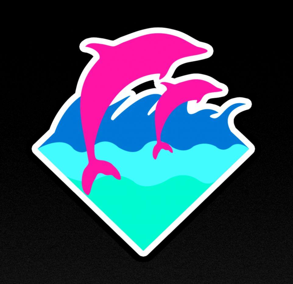 Pink Dolphin Wallpaper