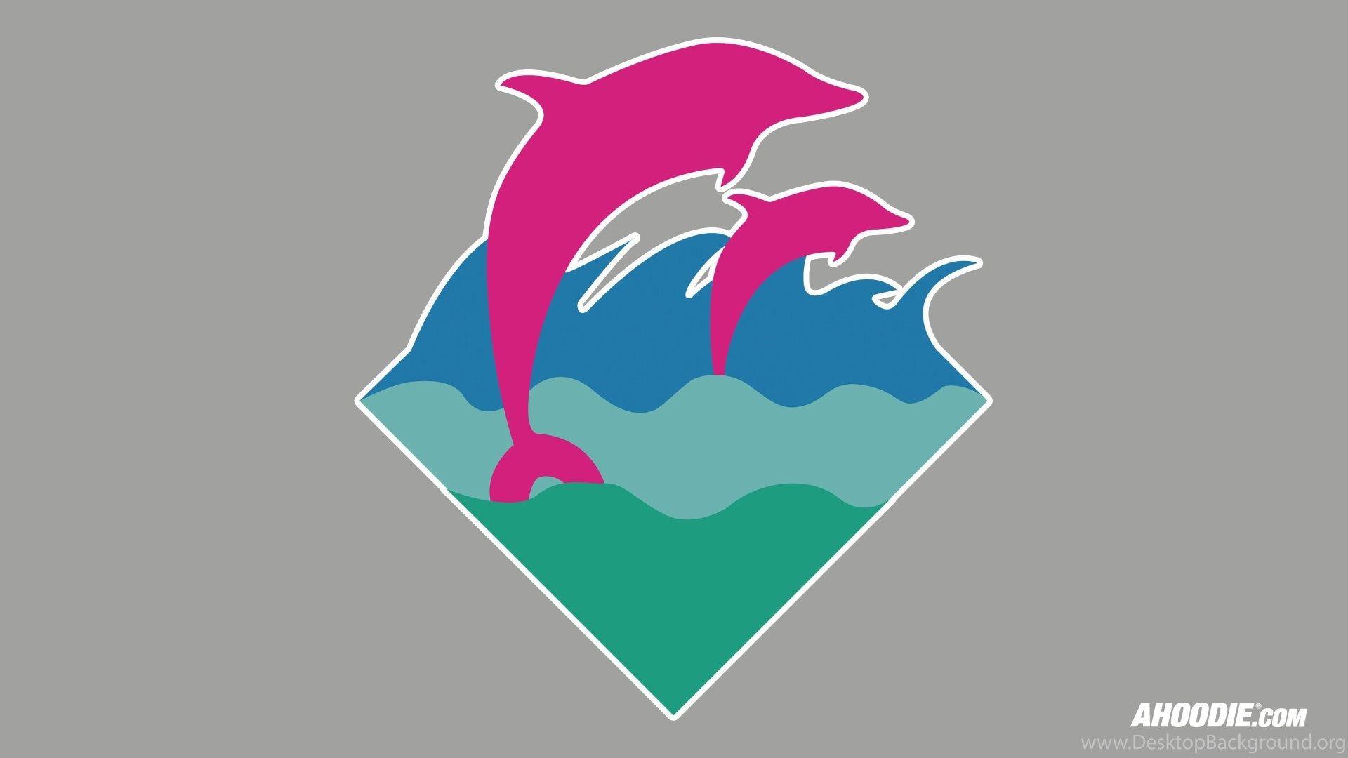 Pink Dolphin Logo Wallpaper Free Pink Dolphin Logo
