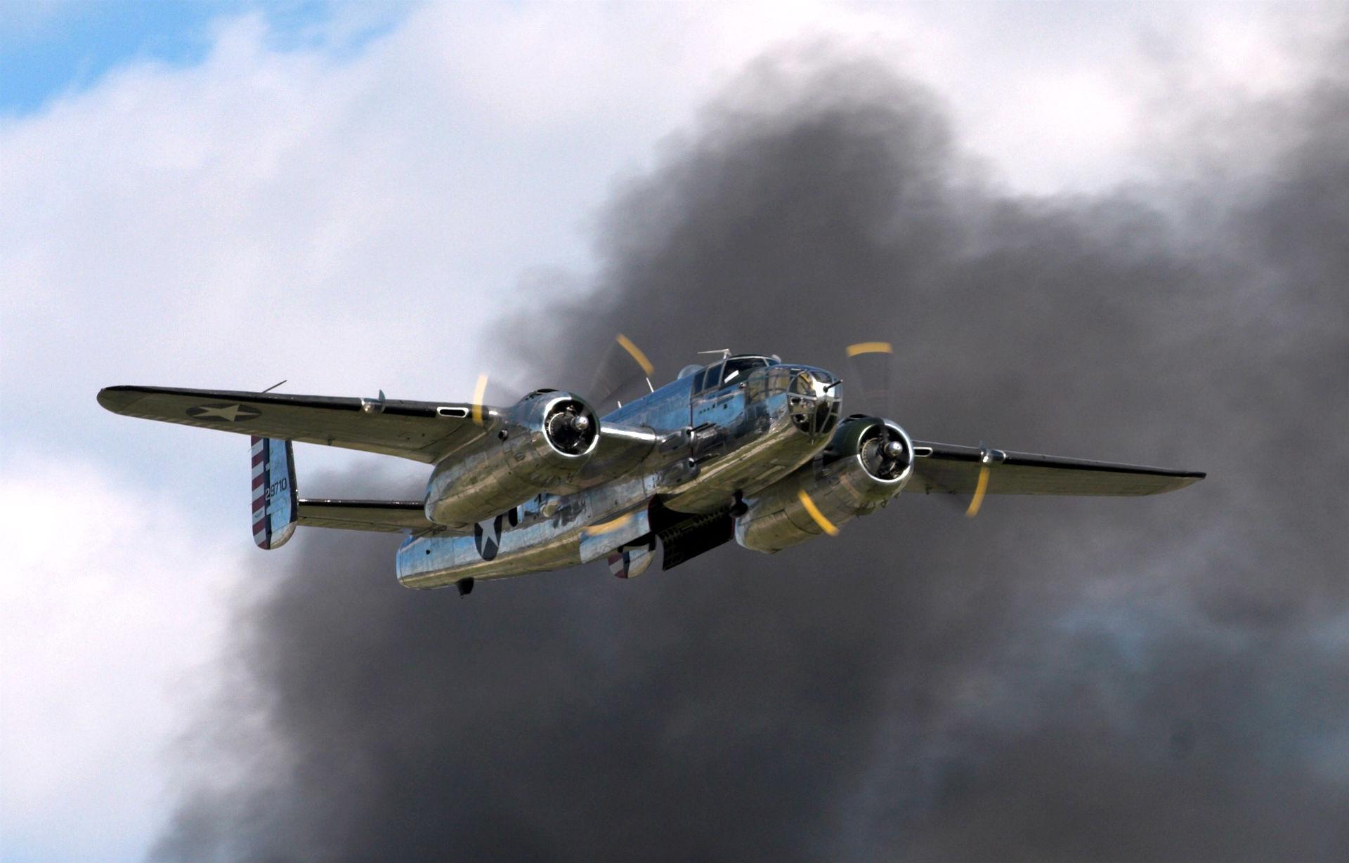 North American B 25 Mitchell HD Wallpaper. Background Image