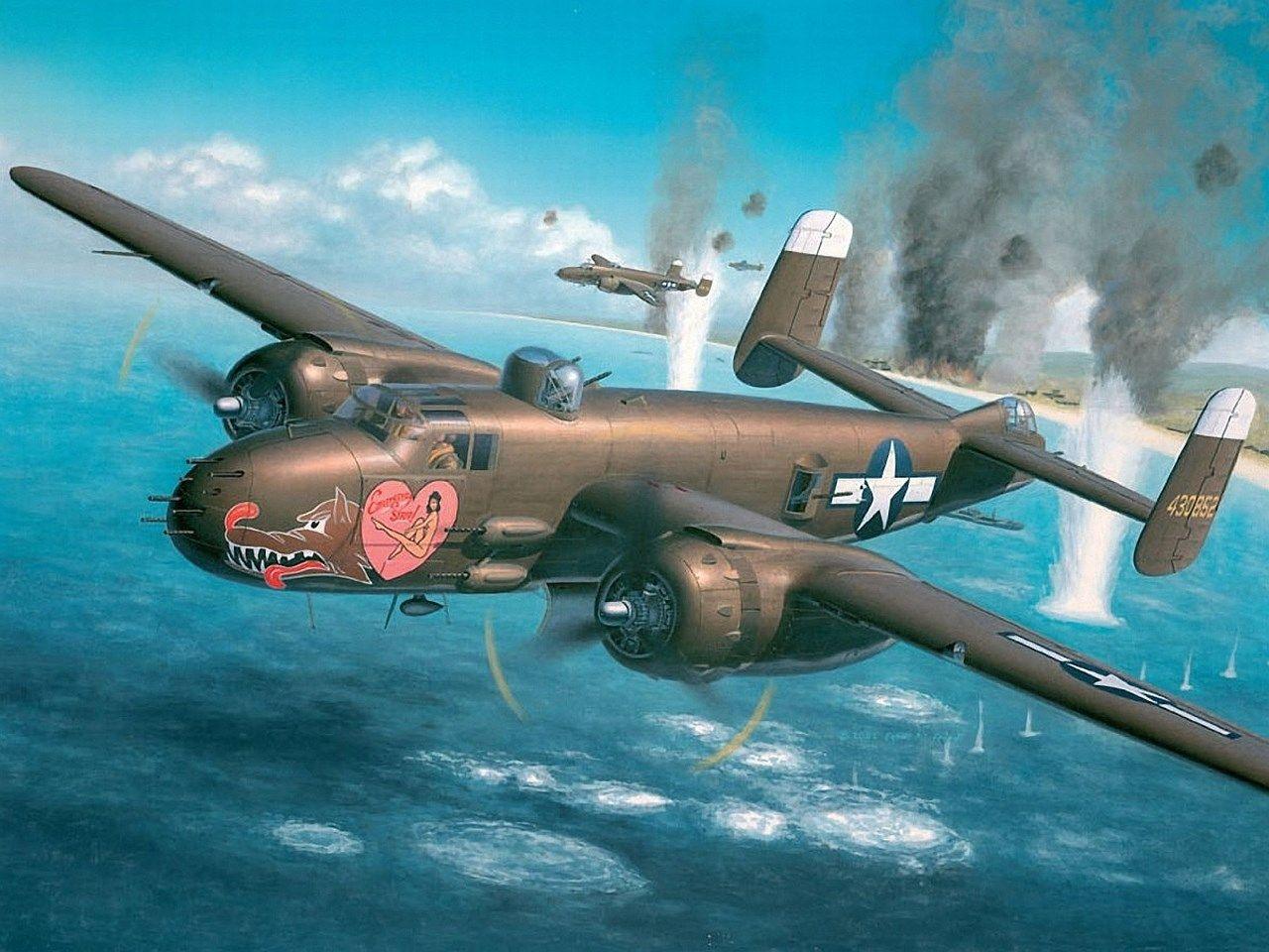 computer wallpaper for north american b 25 mitchell. likeagod