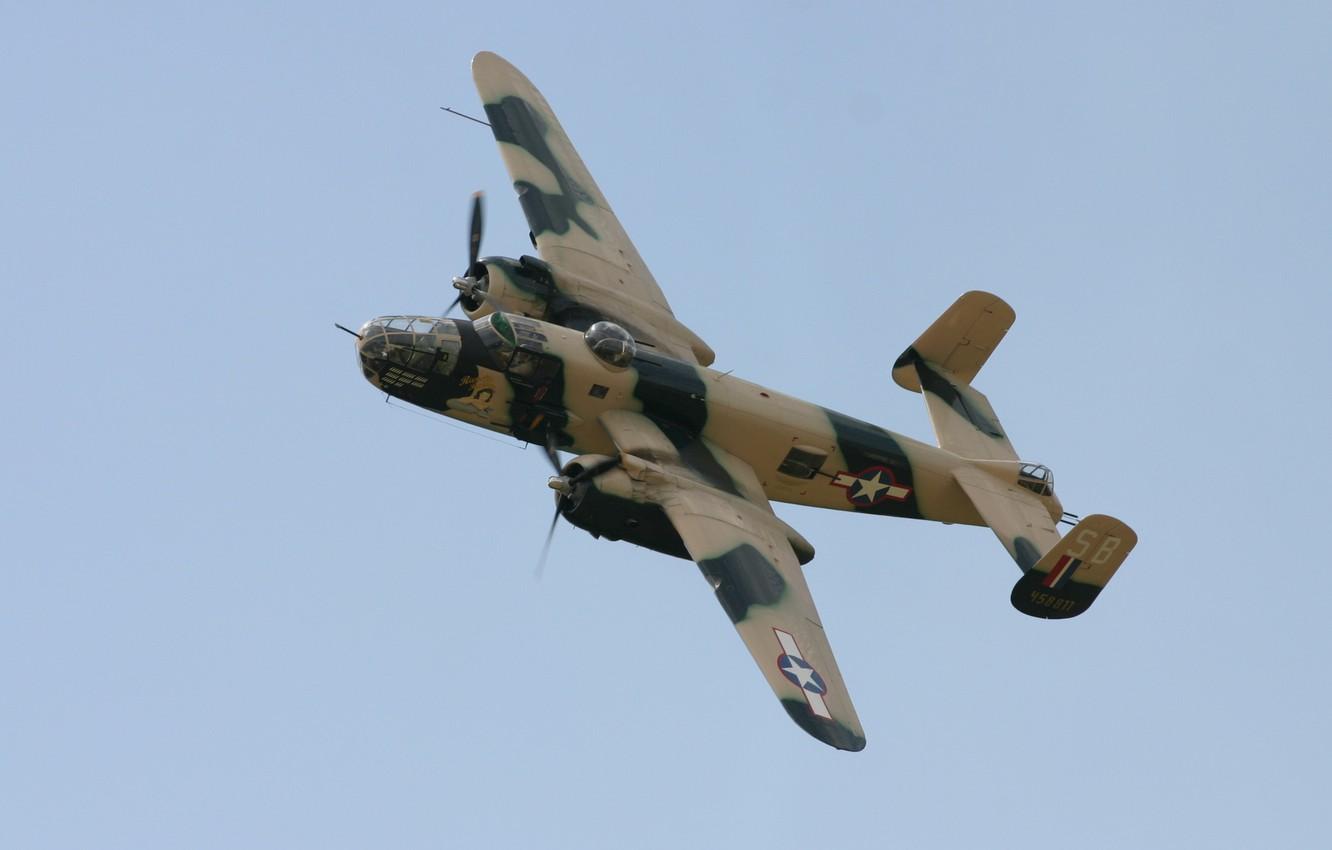 Wallpaper Flight, Bomber, American, North American, Twin Engine