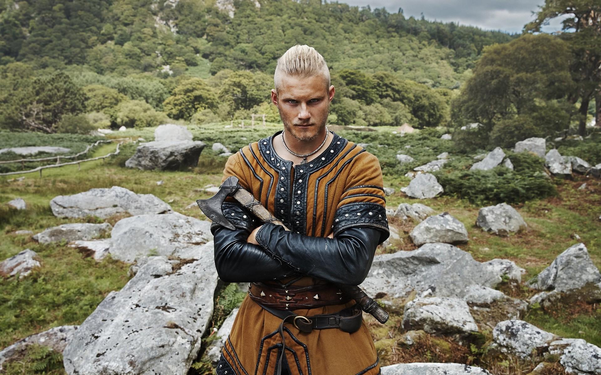 men, Björn Ironside, Alexander Ludwig, Blonde, Actor, TV, Vikings