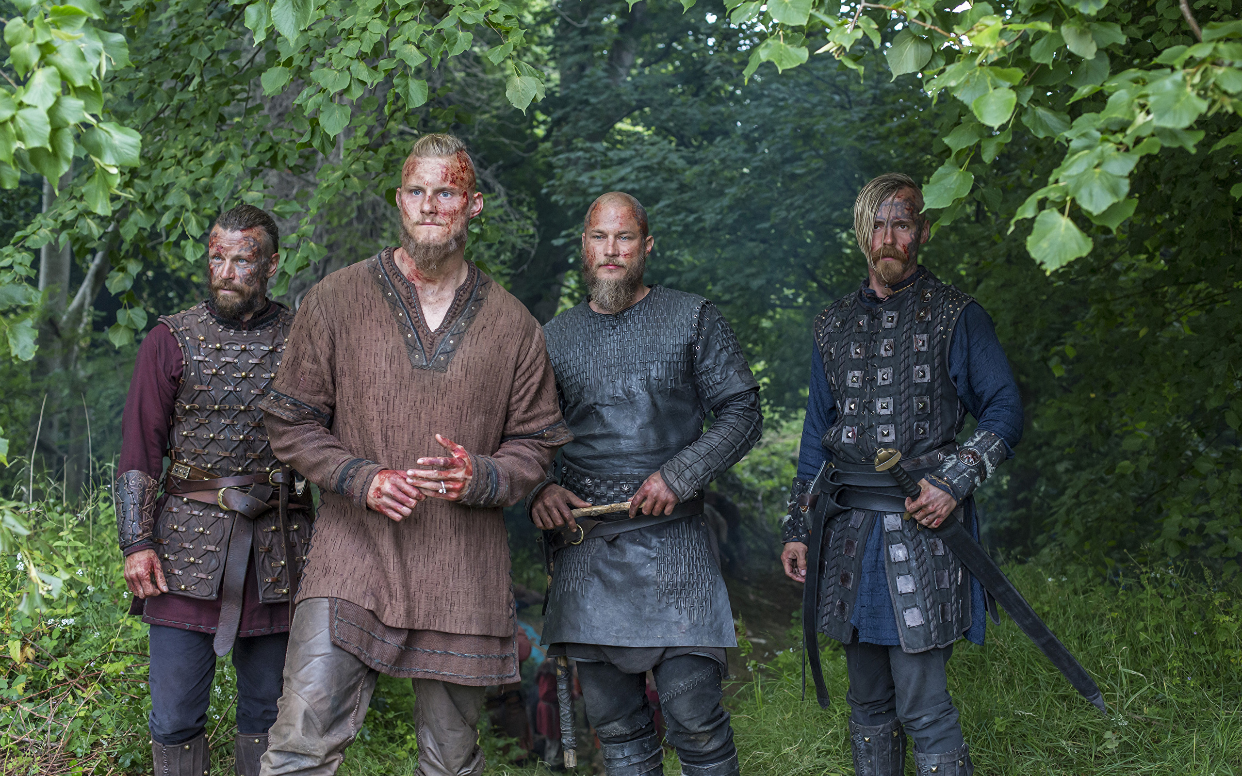 image Vikings (TV series) Warriors Alexander Ludwig, 2560x1600