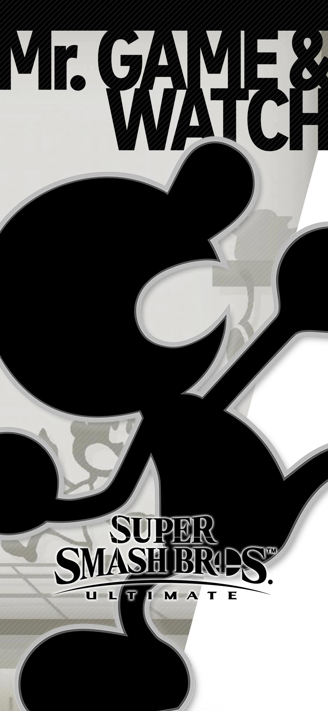 Super Smash Bros Ultimate Mr. Game and Watch Wallpaper