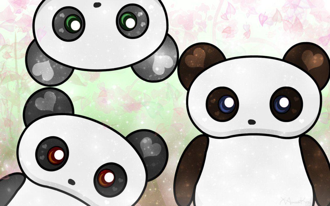 Kawaii Pink Panda Wallpapers - Wallpaper Cave