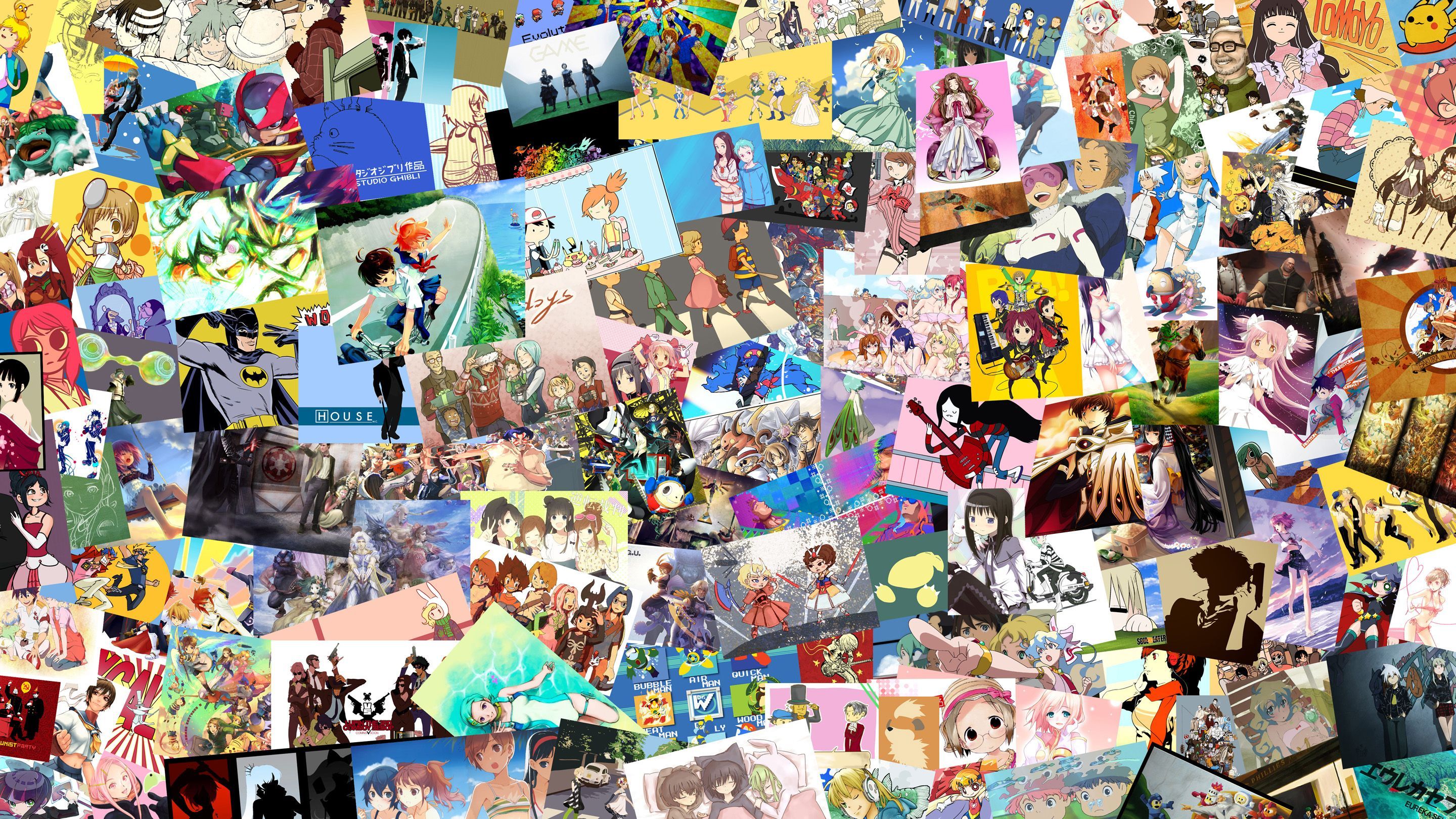Anime Collage Wallpaper Free Anime Collage