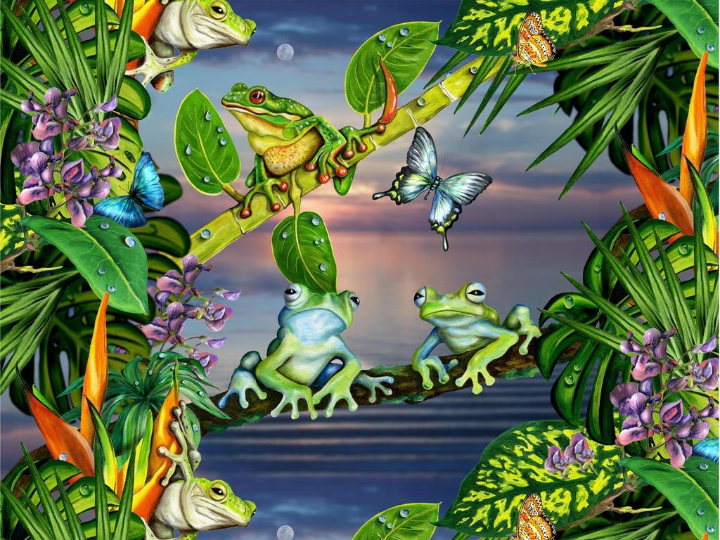 Frog Invasion wallpaper. Frog Invasion