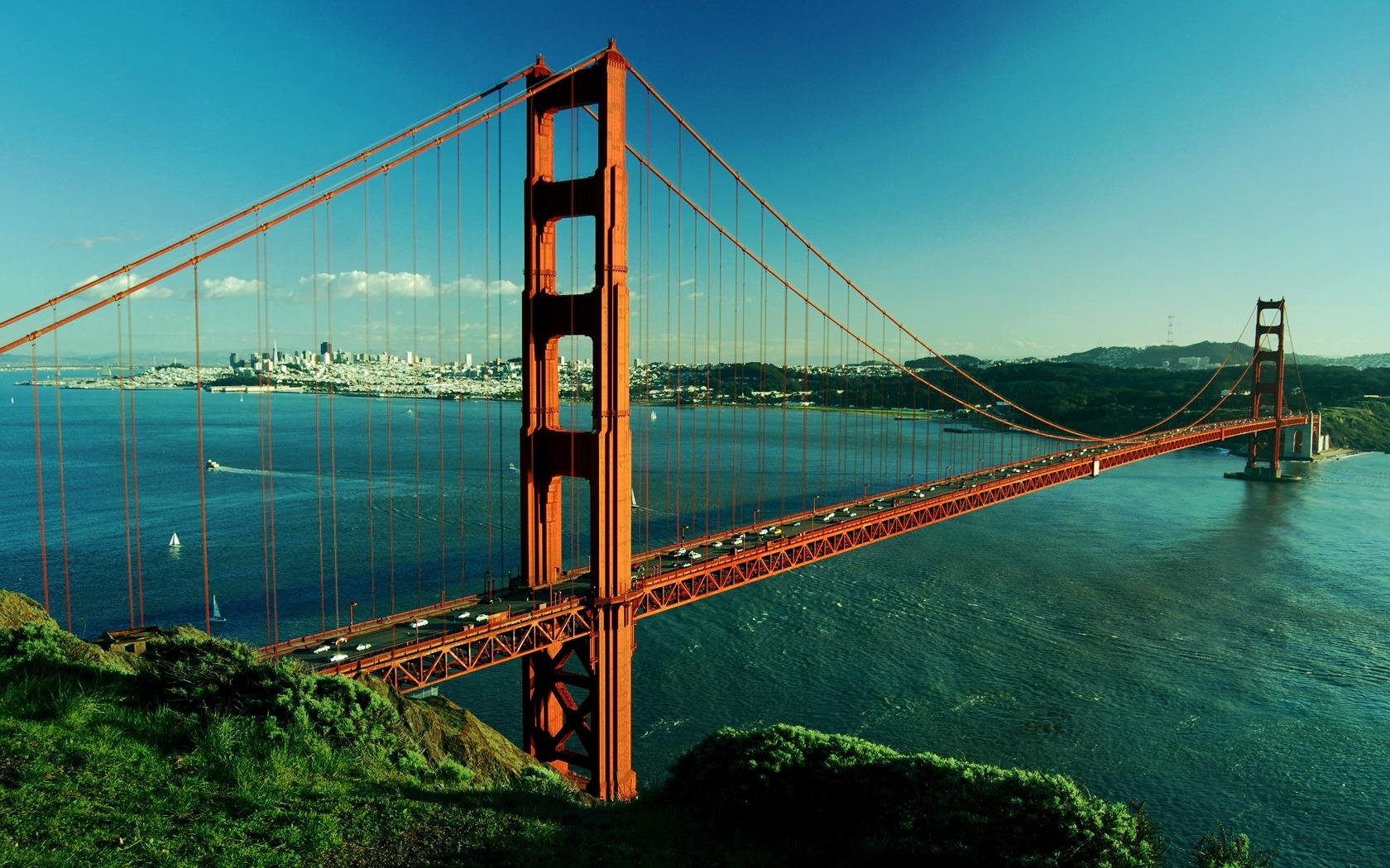 Golden Gate Bridge Wallpaper United States World Wallpaper in jpg