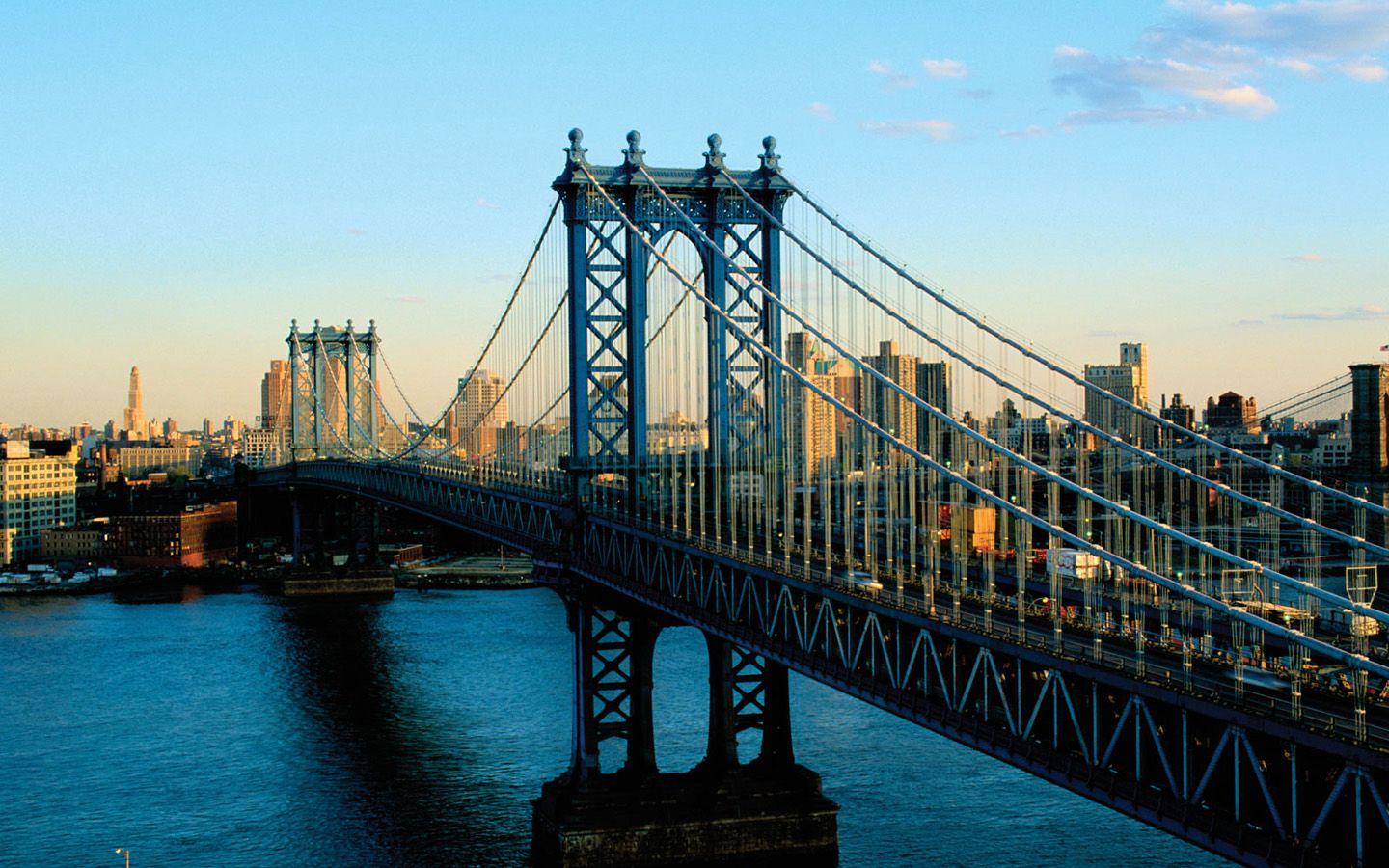 Manhattan Bridge United States Wallpaper