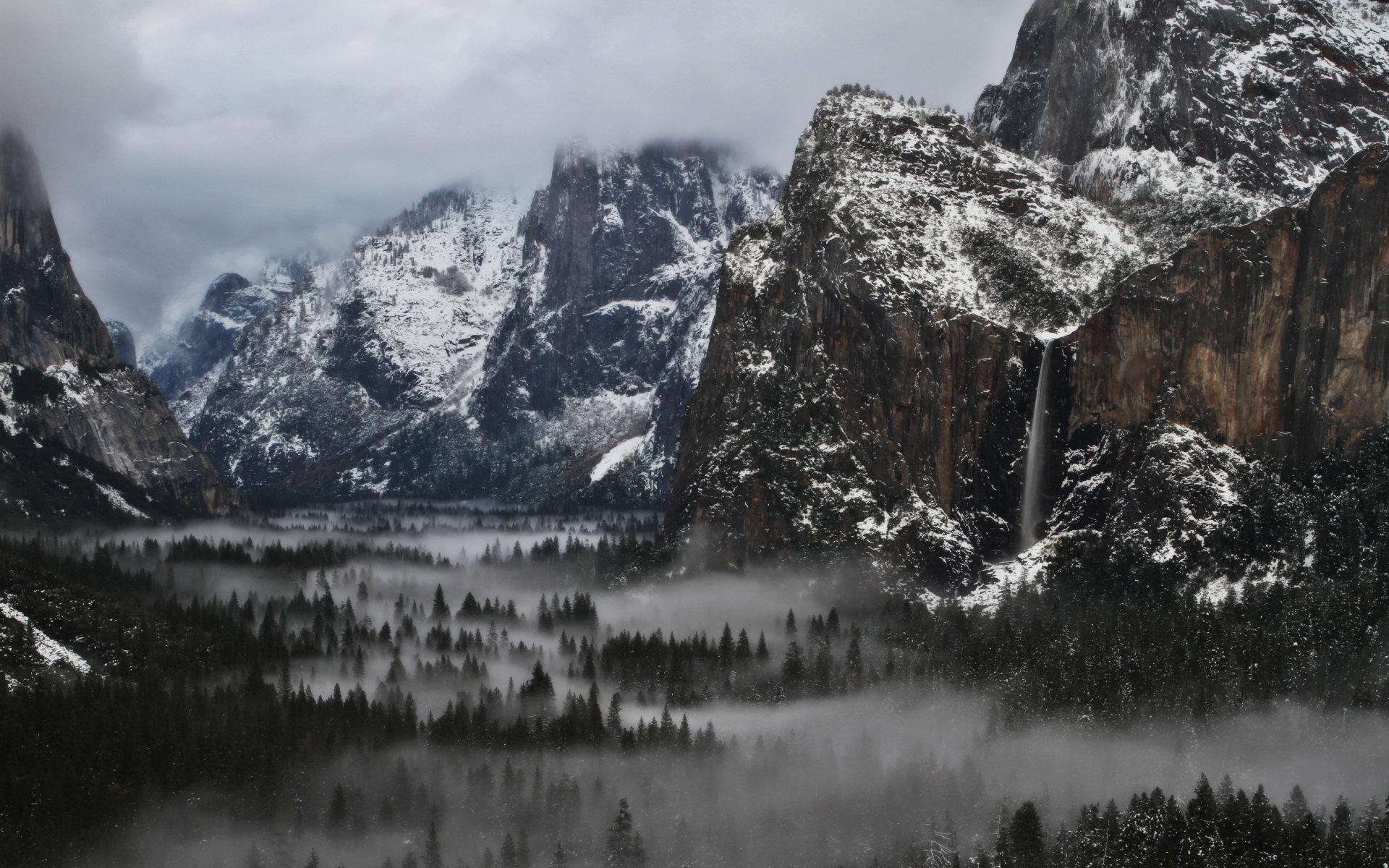 Free Yosemite Wallpaper Valley in Winter