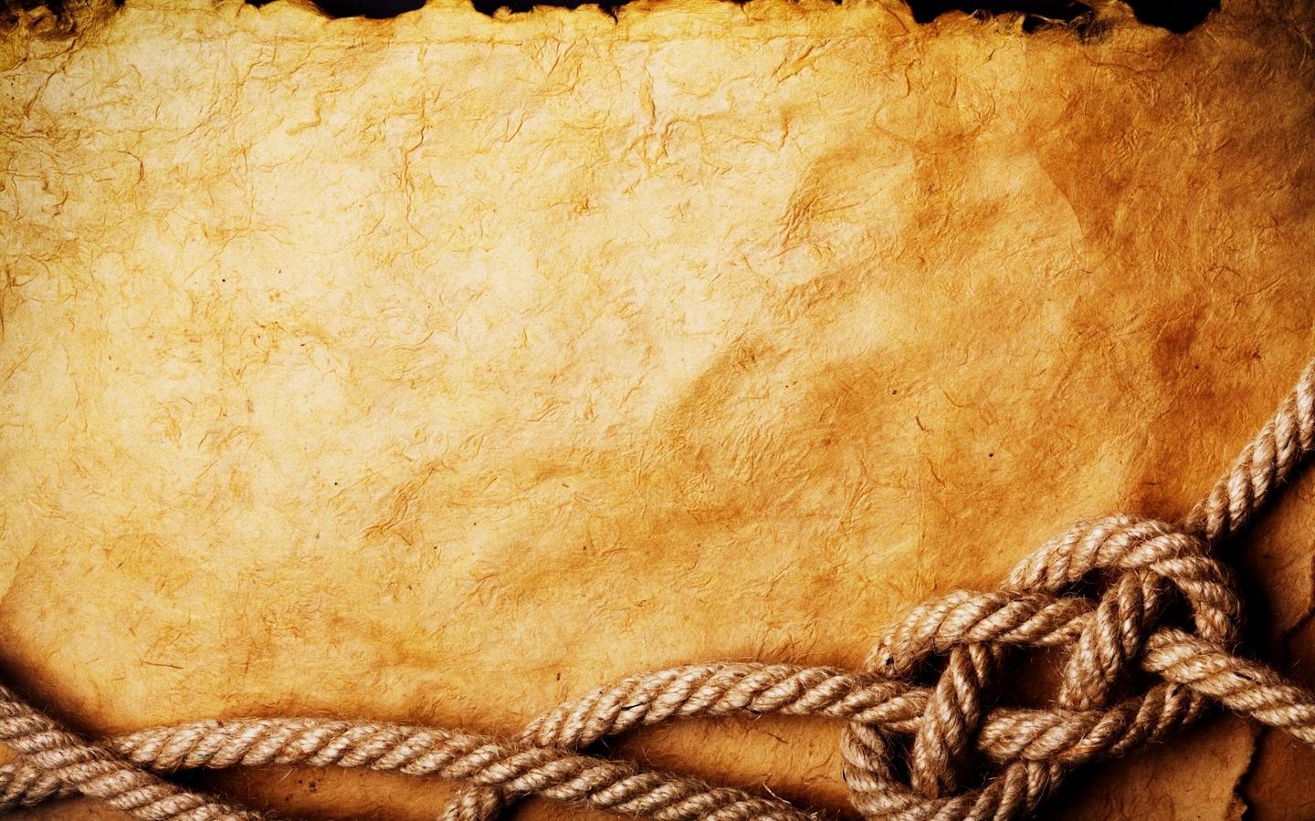 Download wallpaper 1440x900 paper, rope, old widescreen 16:10 HD