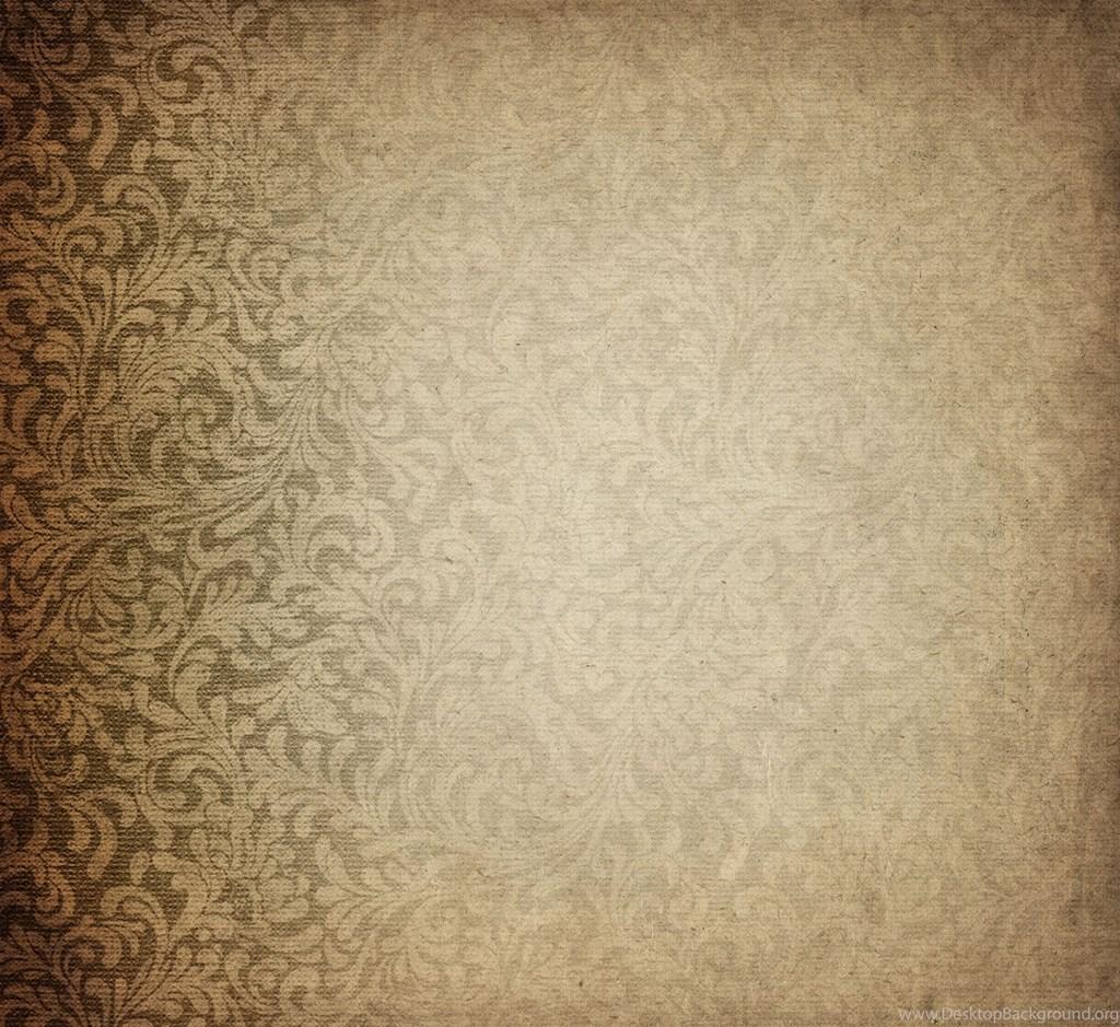 Old Paper Or Wallpaper With Paisley Design Desktop Background