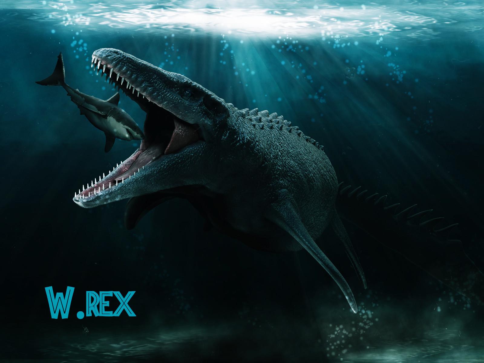 Mosasaurus jurassic world by W.rex Van