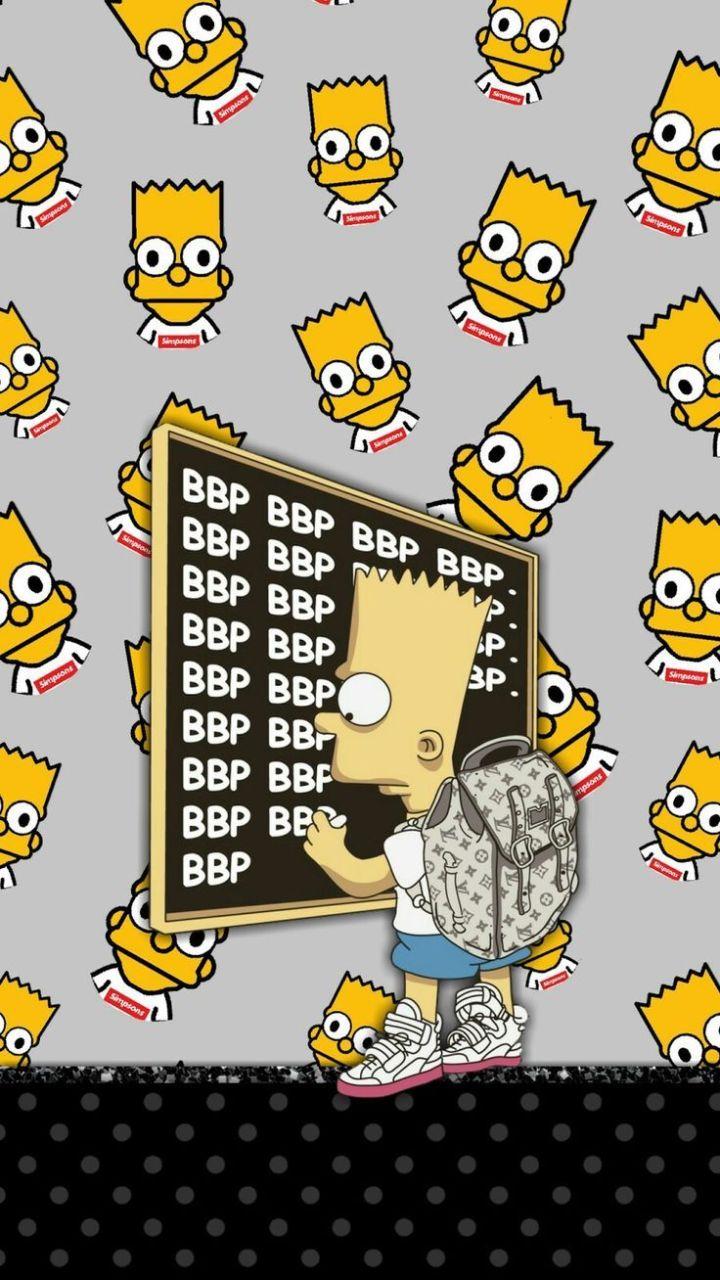 Bart Simpson Supreme Wallpaper iPhone