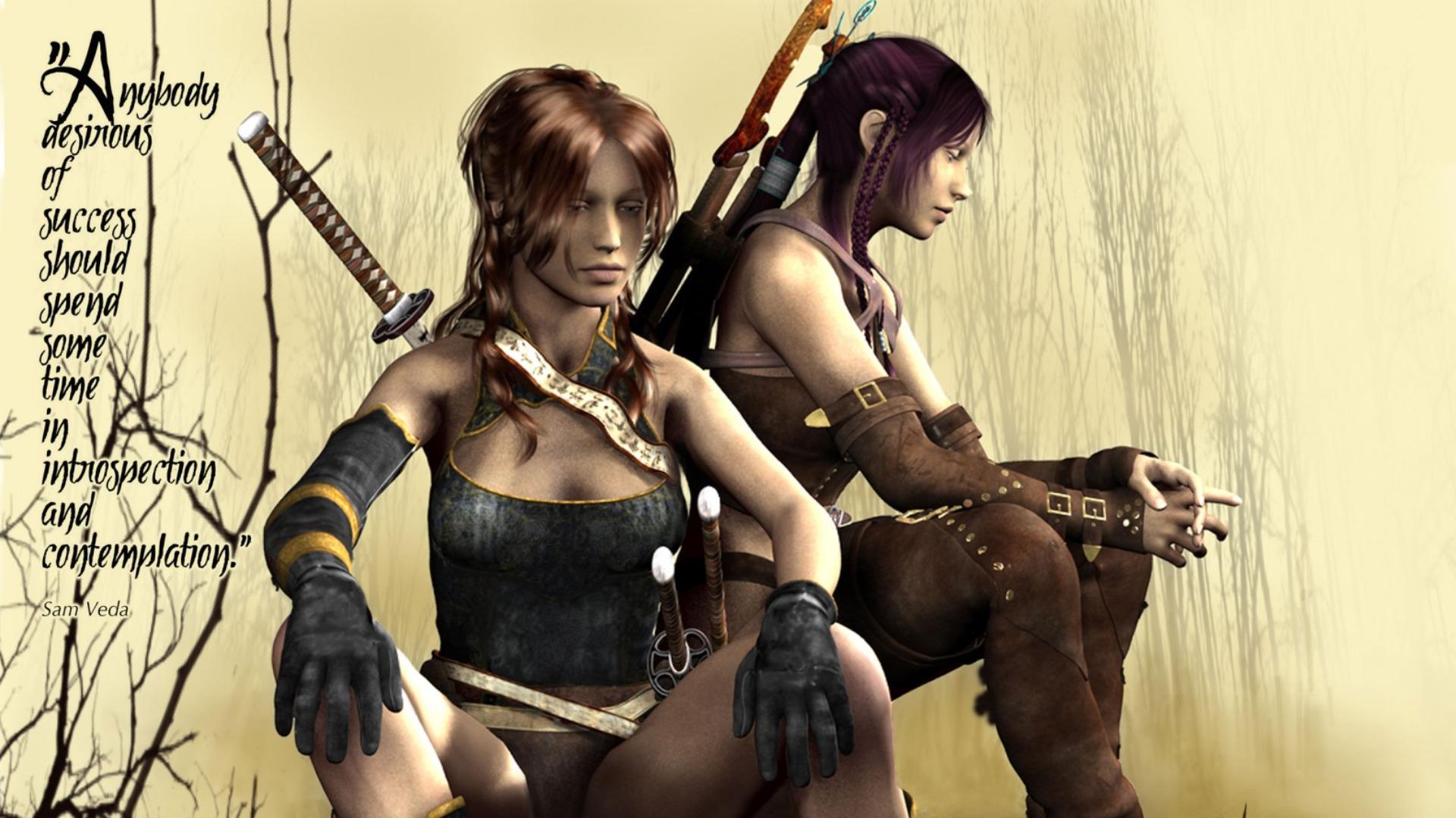 Woman Warrior Wallpaper