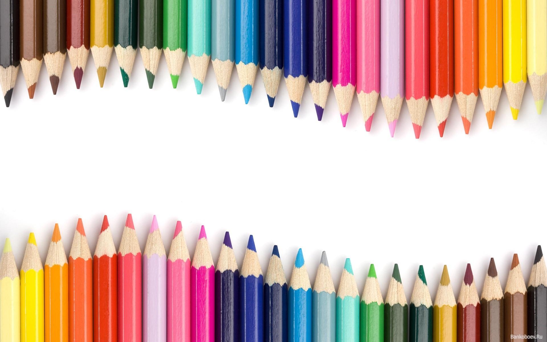 Colored Pencils Curves wallpaper. Colored Pencils Curves stock