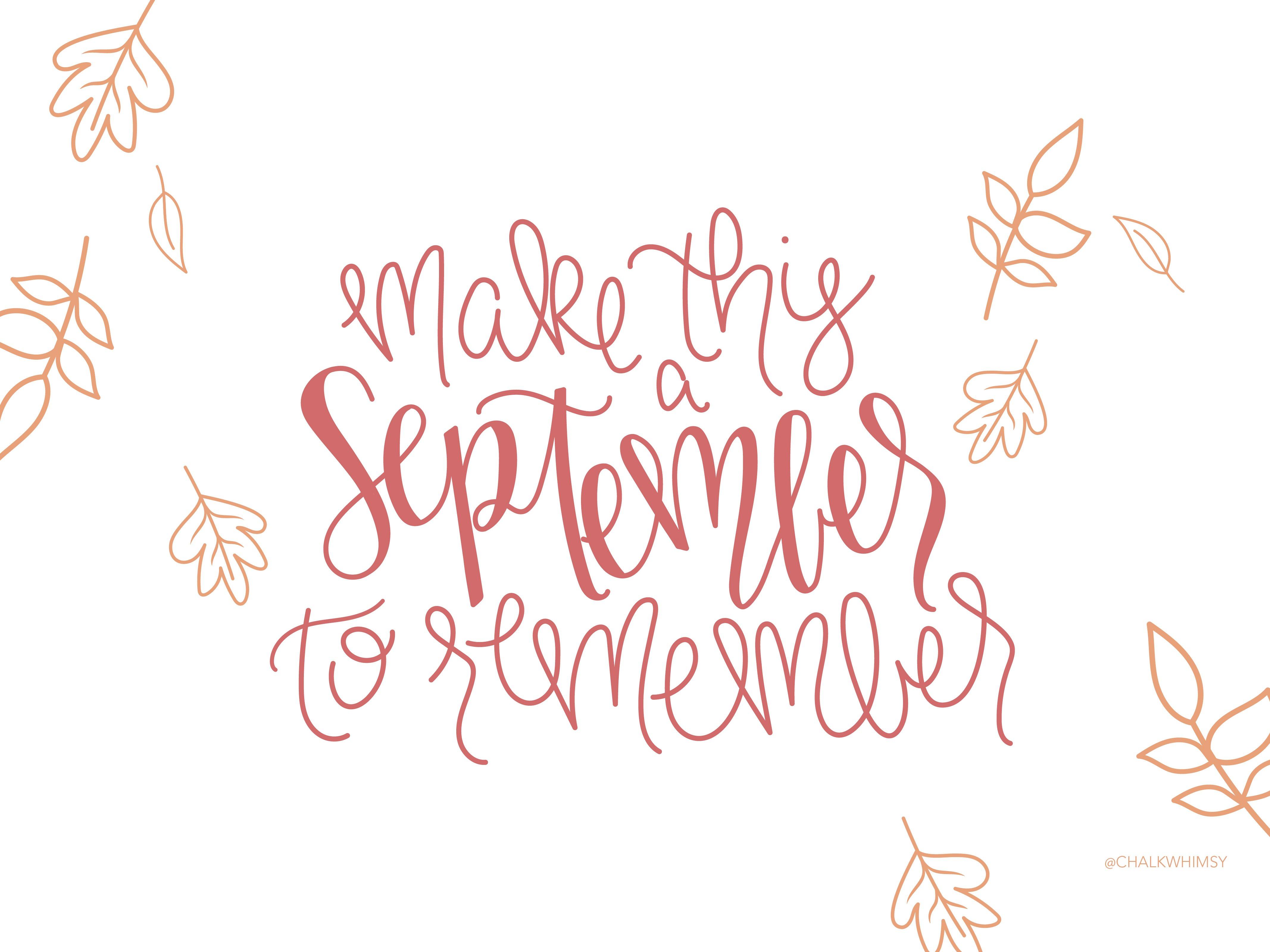 september wallpaper